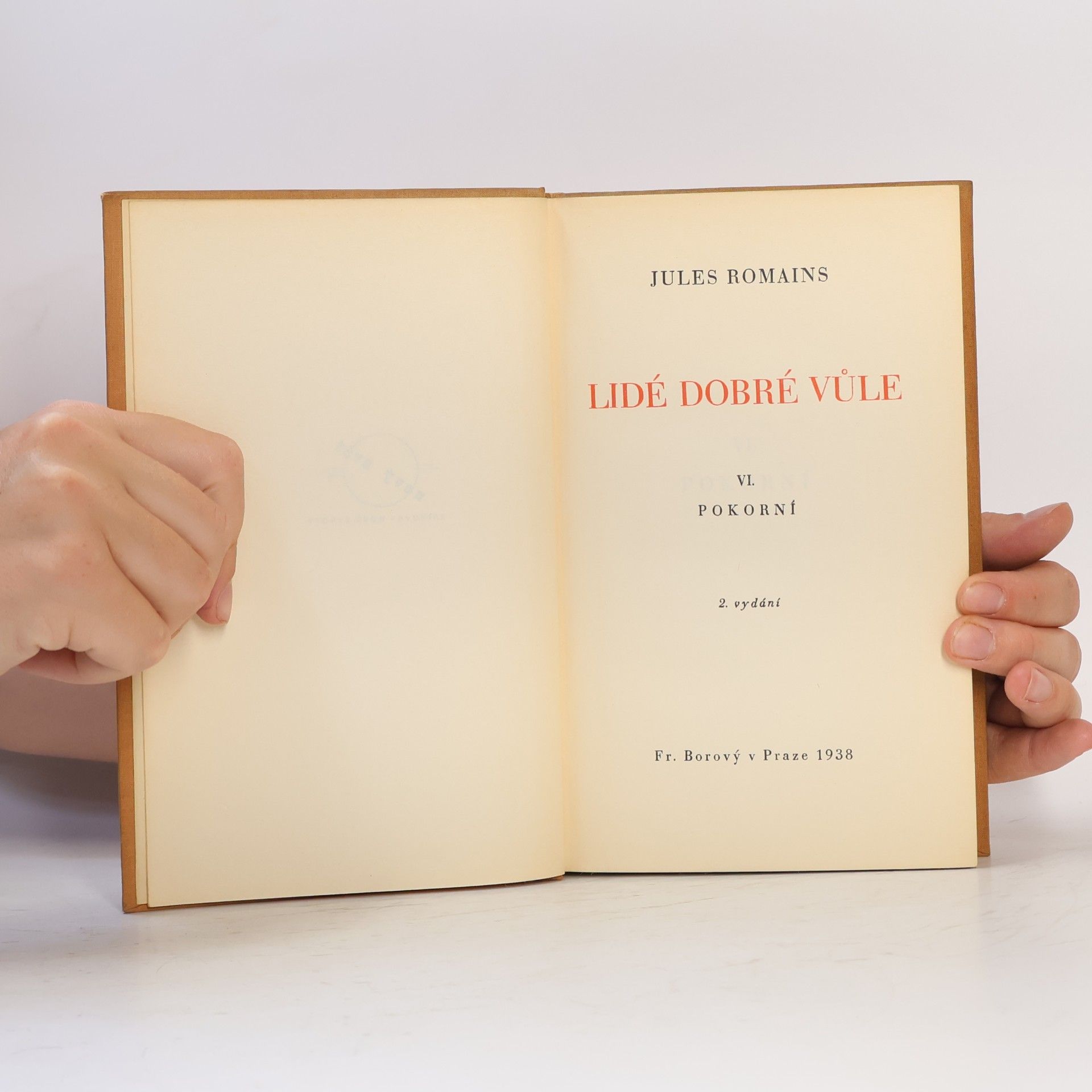 Jules Romains Lidé dobré vůle: VI. Pokorní
