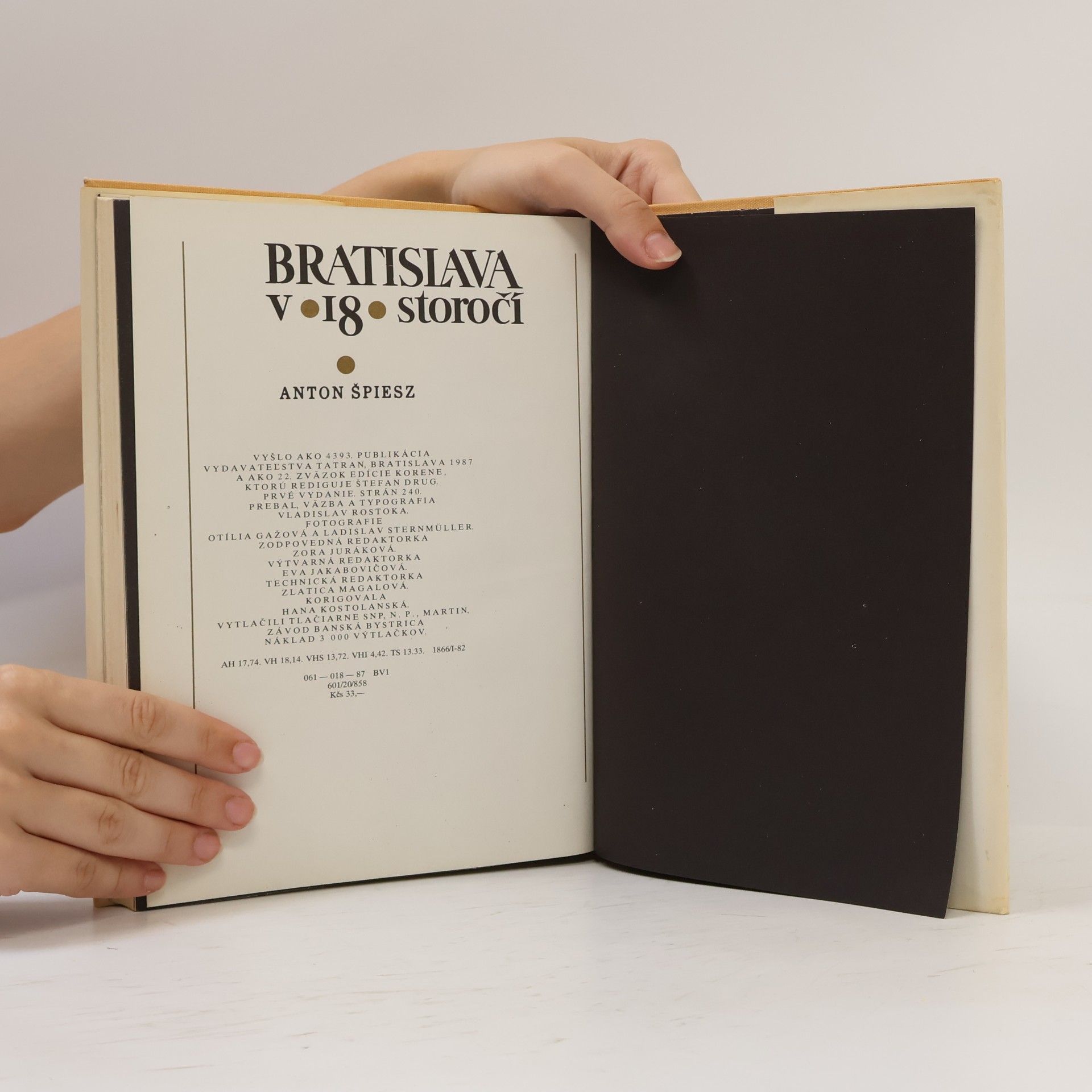 Anton Špiesz Bratislava v 18. storočí