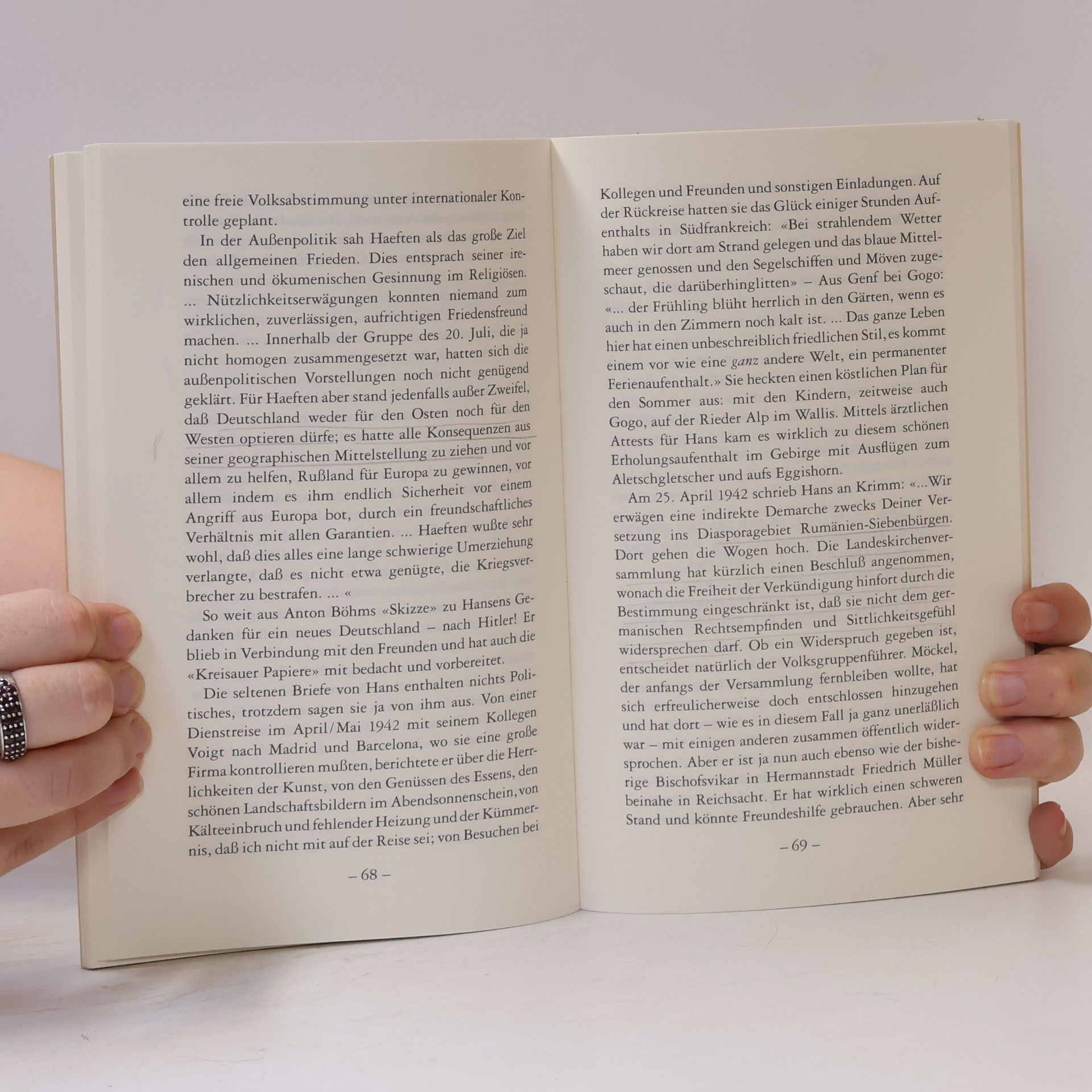 Barbara von Haeften Nichts Schriftliches von Politik