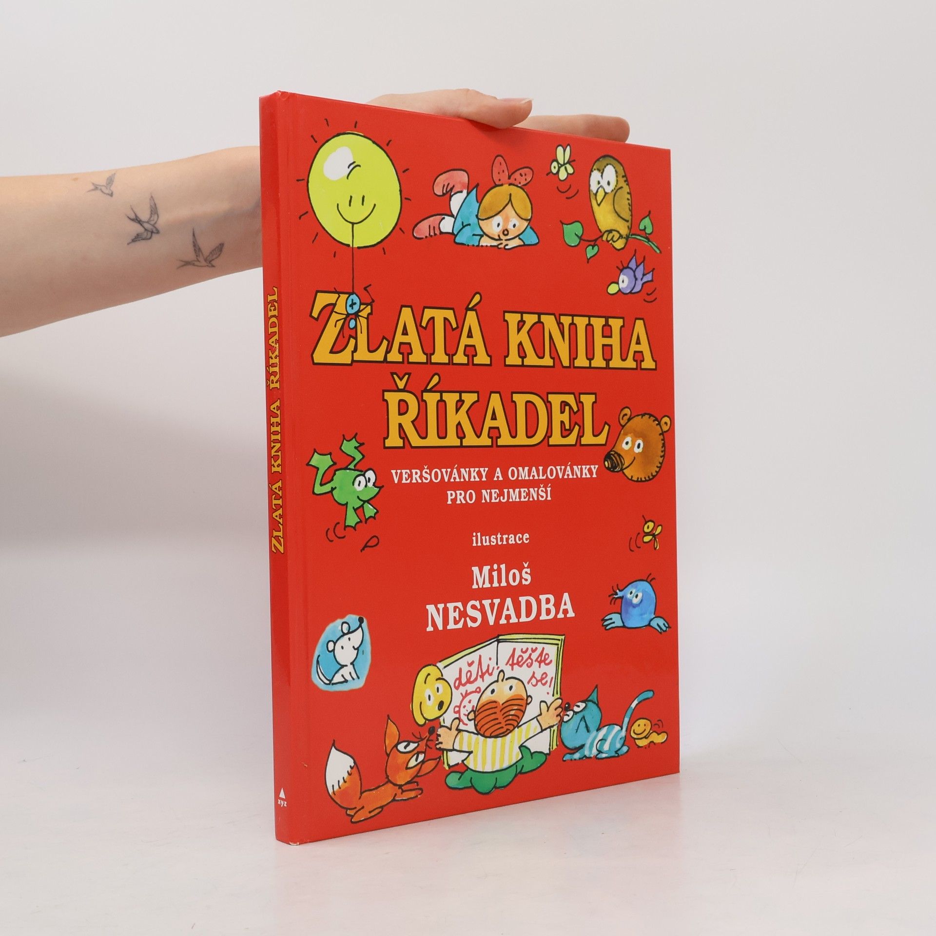 Miloš Nesvadba Zlatá kniha říkadel: Veršovánky a omalovánky pro nejmenší