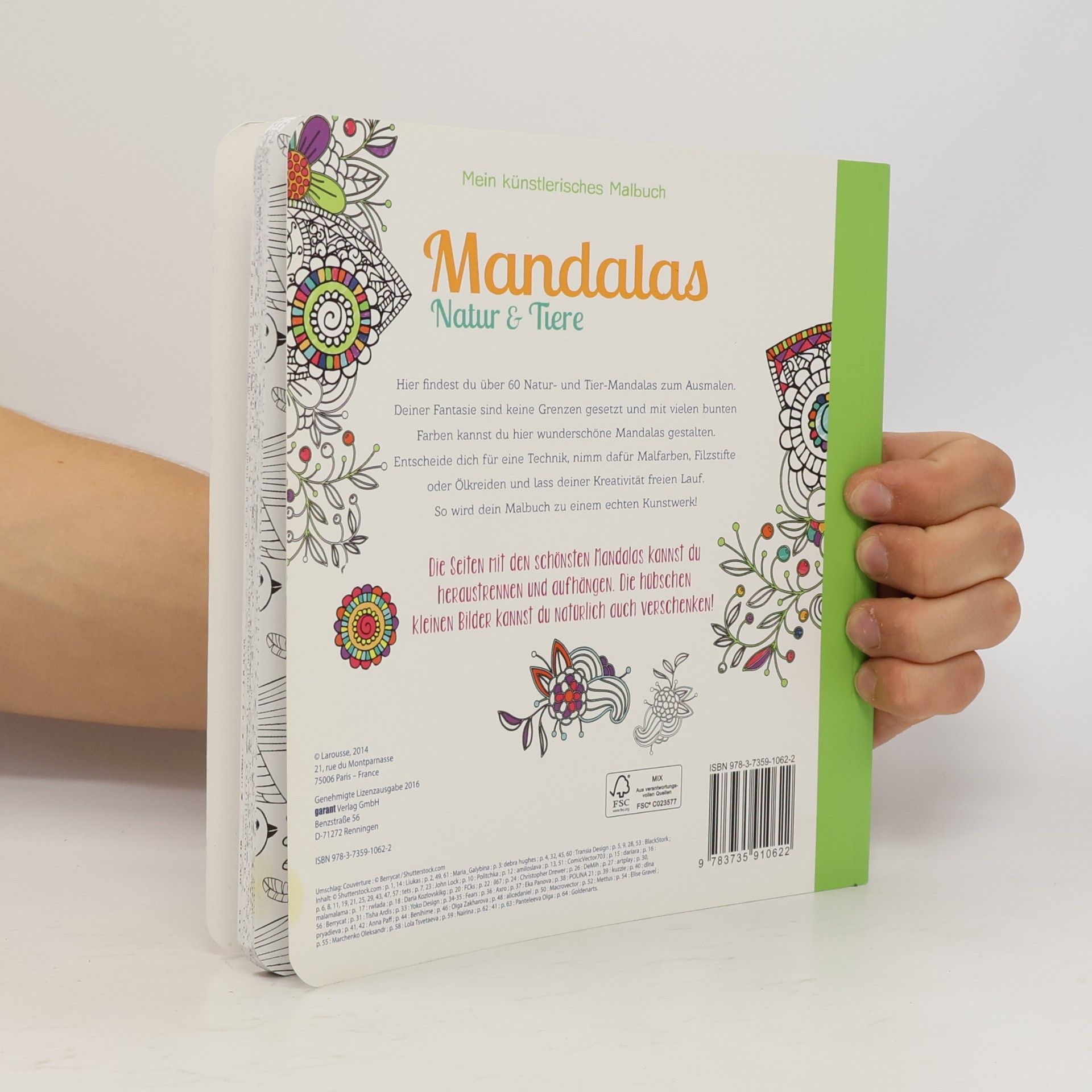 Kolektiv autorů Mandalas Natur & Tiere