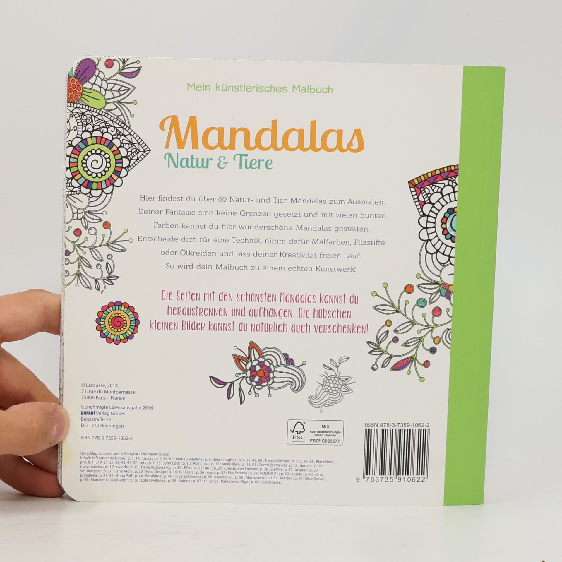 Kolektiv autorů Mandalas Natur & Tiere