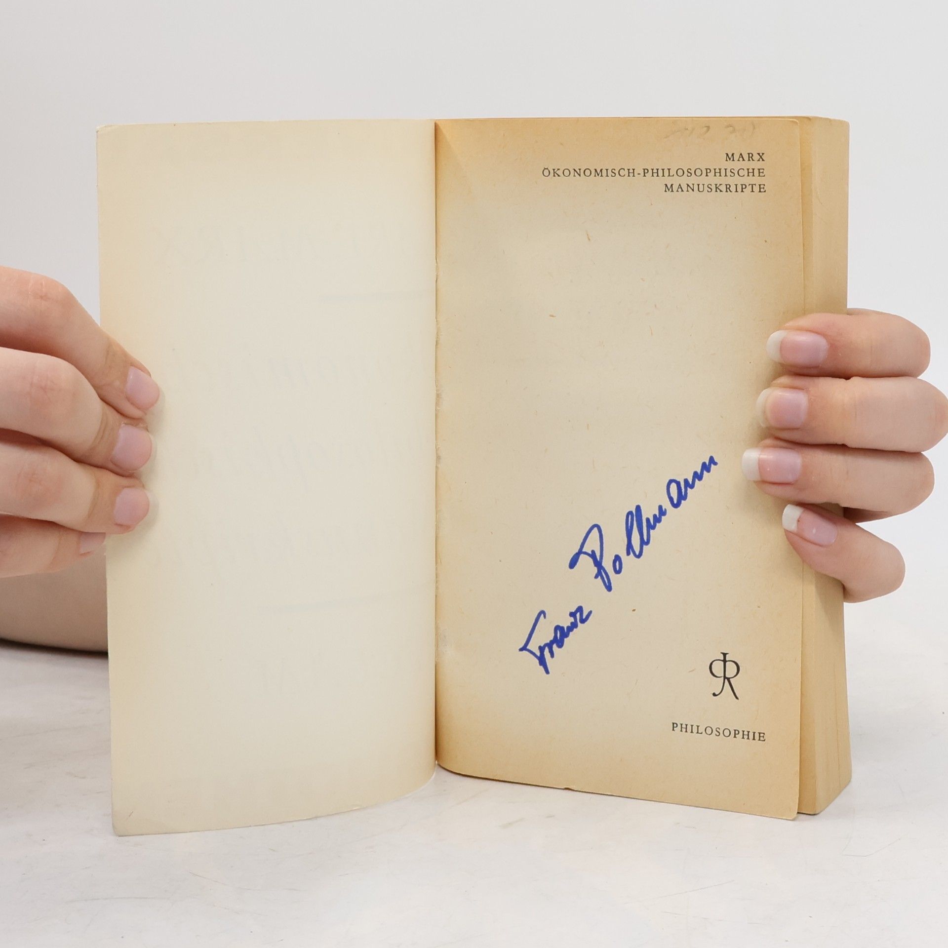 Karl Marx Ökonomischphilosophische Manuskripte