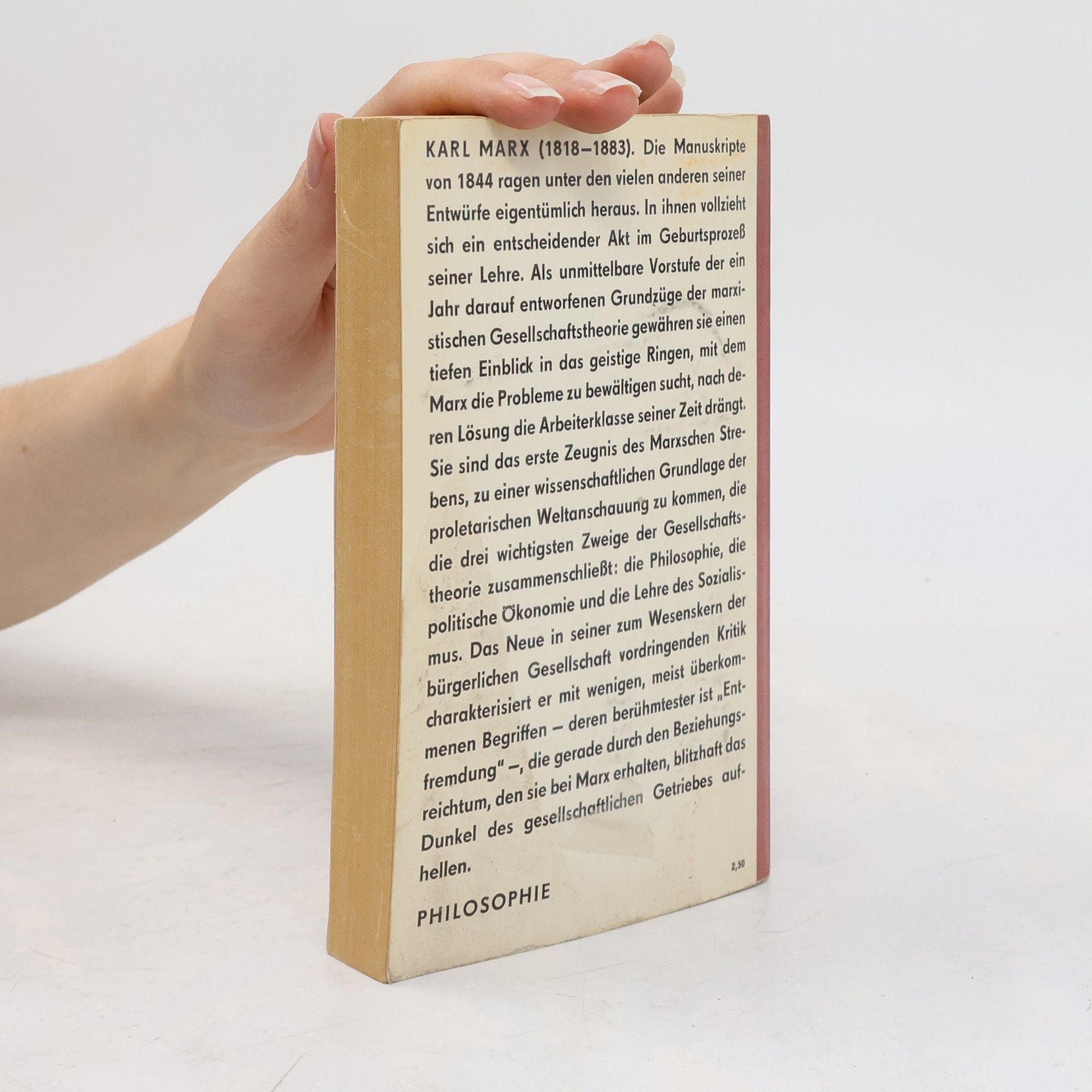 Karl Marx Ökonomischphilosophische Manuskripte