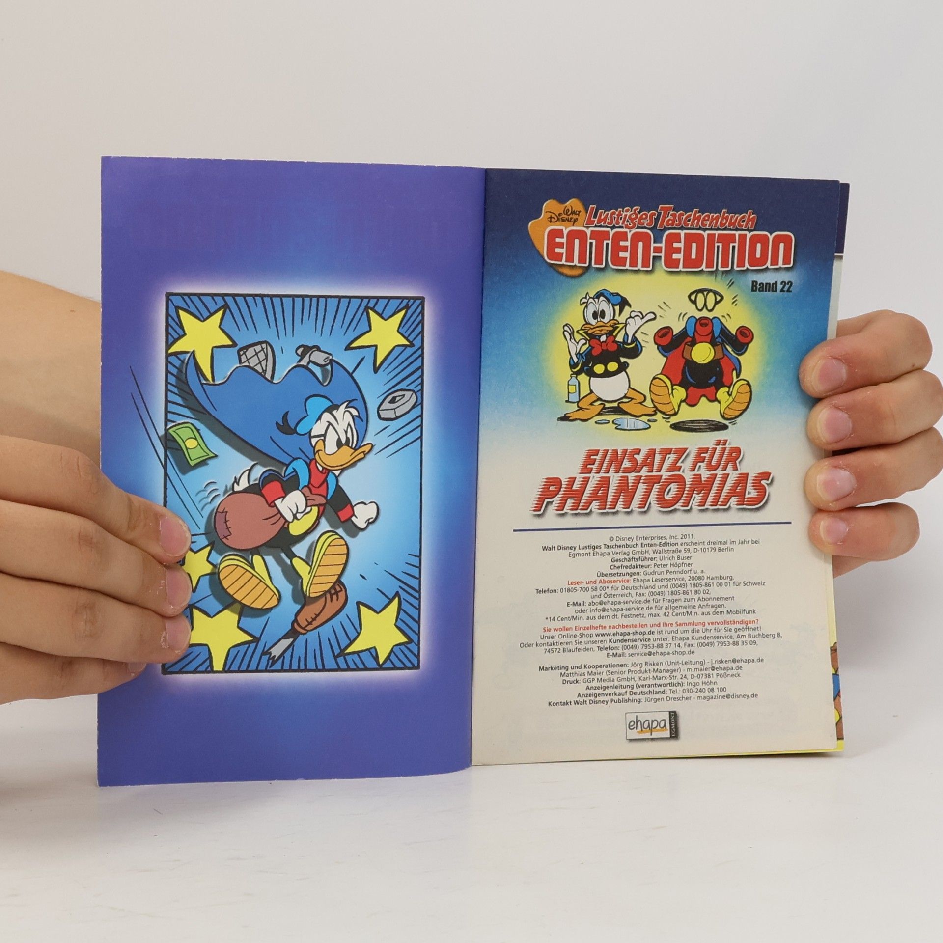 Walt Disney Lustiges Taschenbuch. Enten-Edition 22. Einsatz für Phatomias