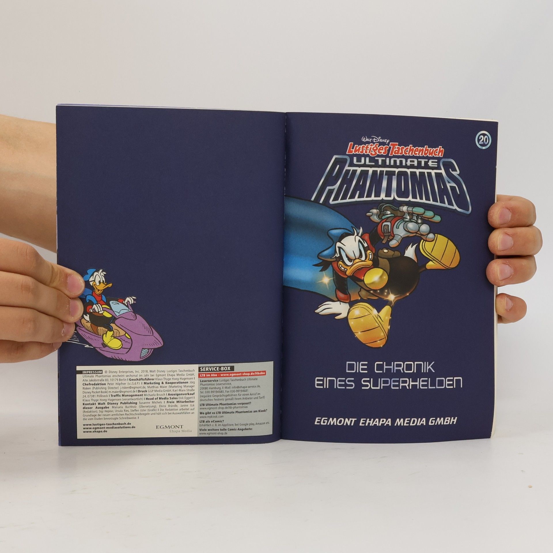 Walt Disney Lustiges Taschenbuch 20. Ultimate Phantomias