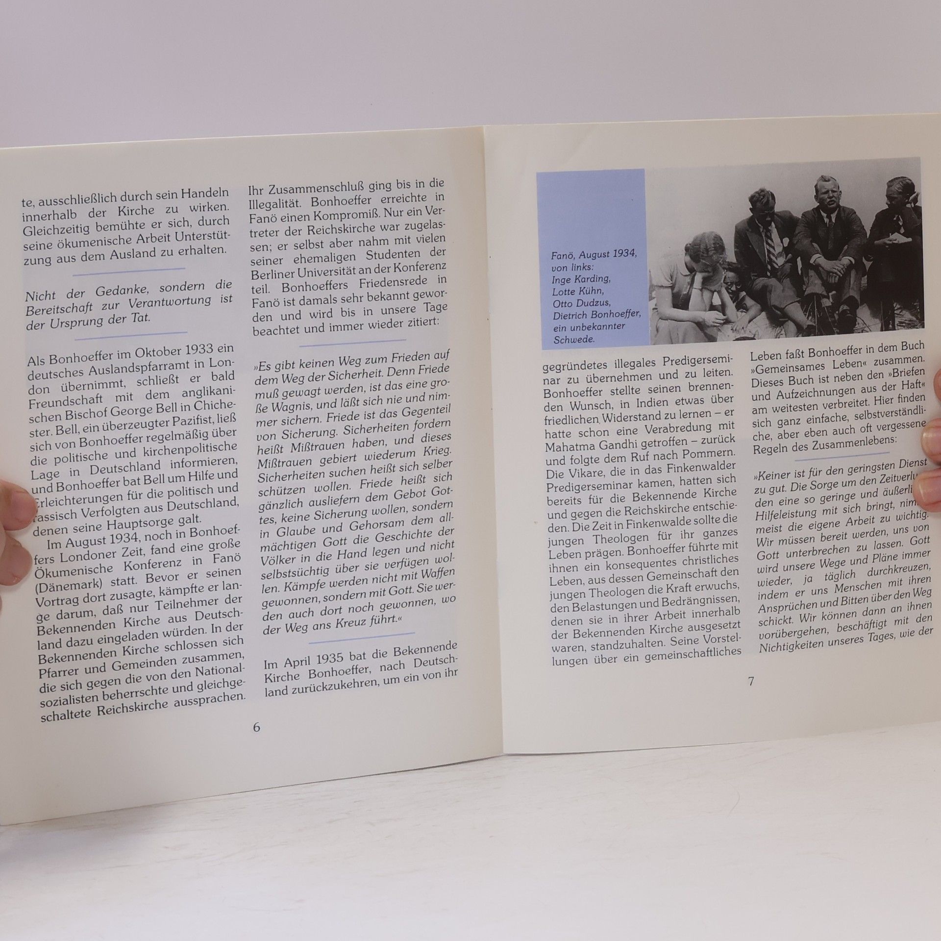 Dietrich Bonhoeffer Wunderbar geborgen