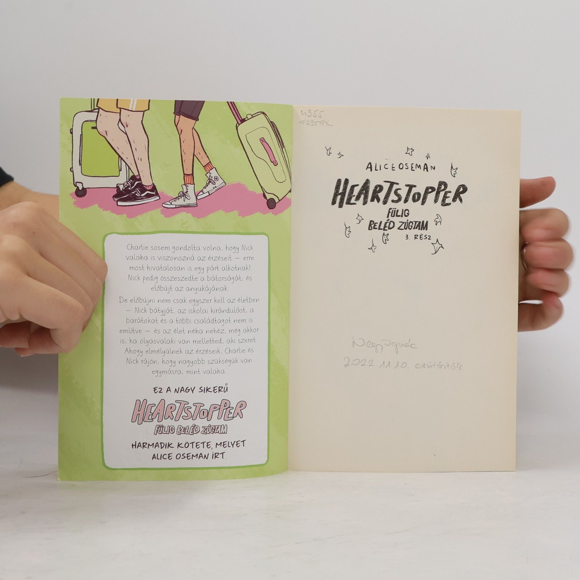 Alice Oseman Heartstopper – Fülig beléd zúgtam - Tao/Elle mini-képregénnyel!