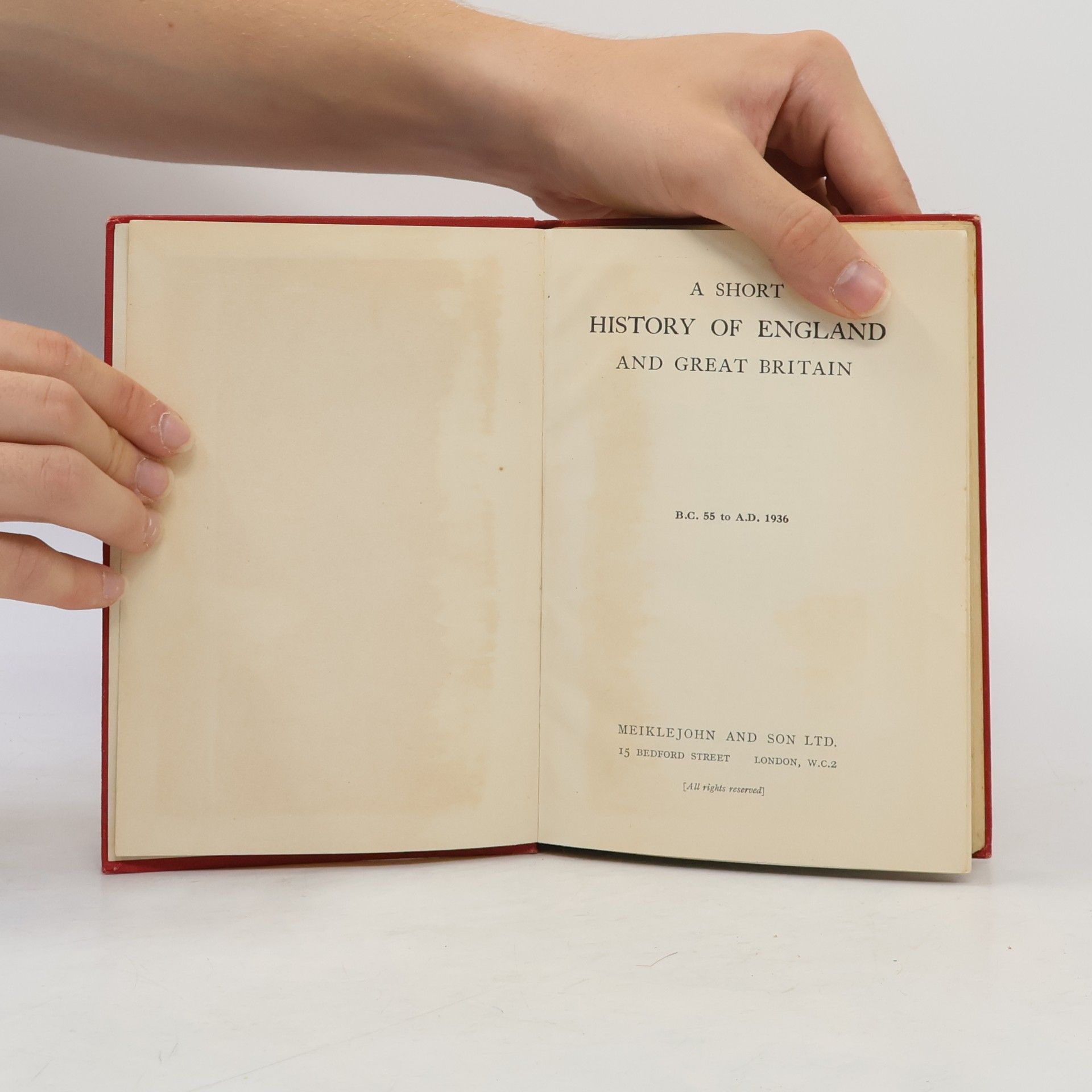 Various authors A Short History of England