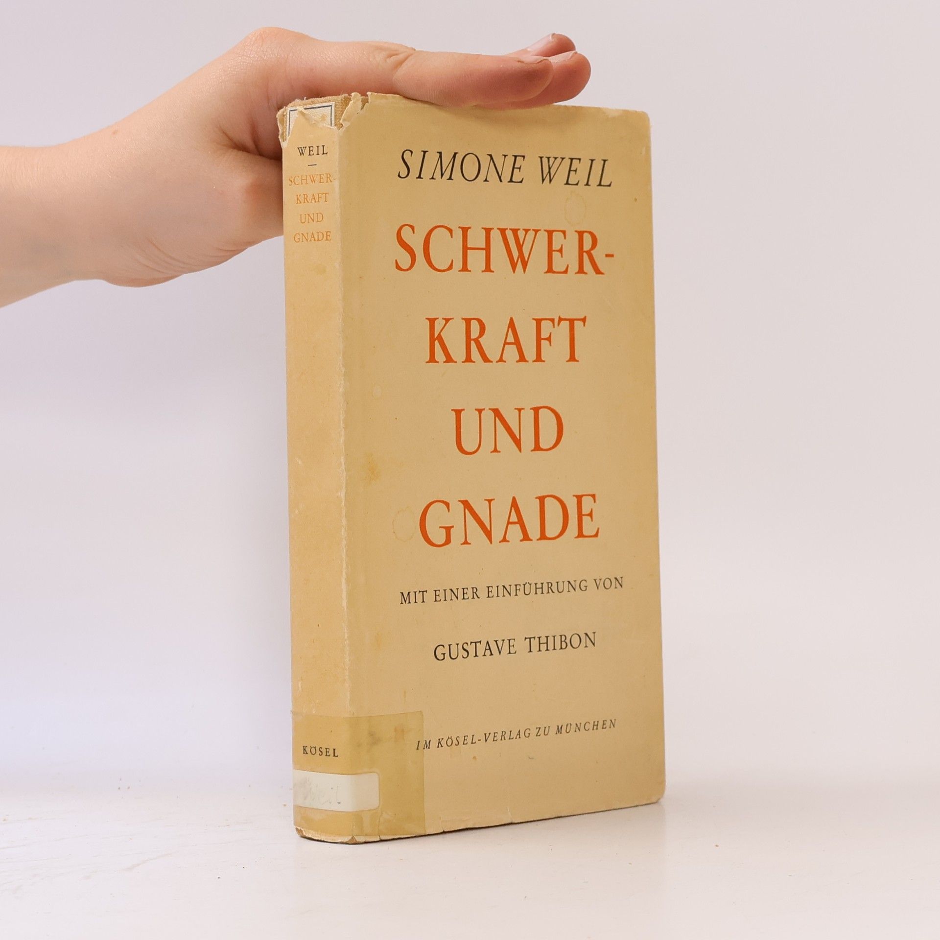 Simone Weil Schwerkraft und Gnade