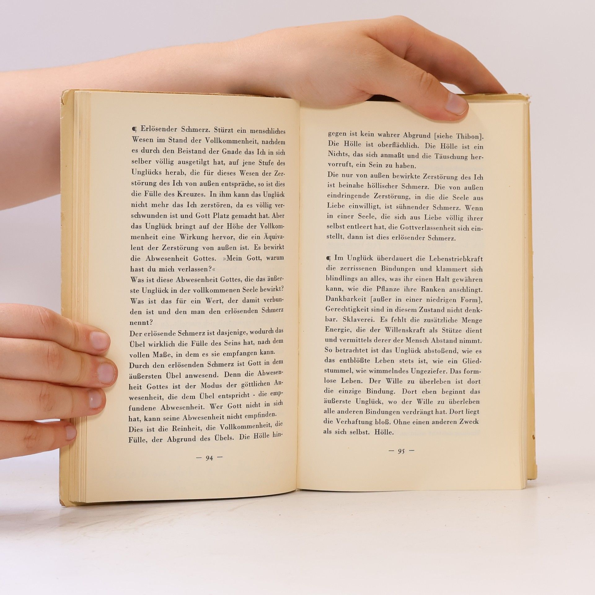 Simone Weil Schwerkraft und Gnade