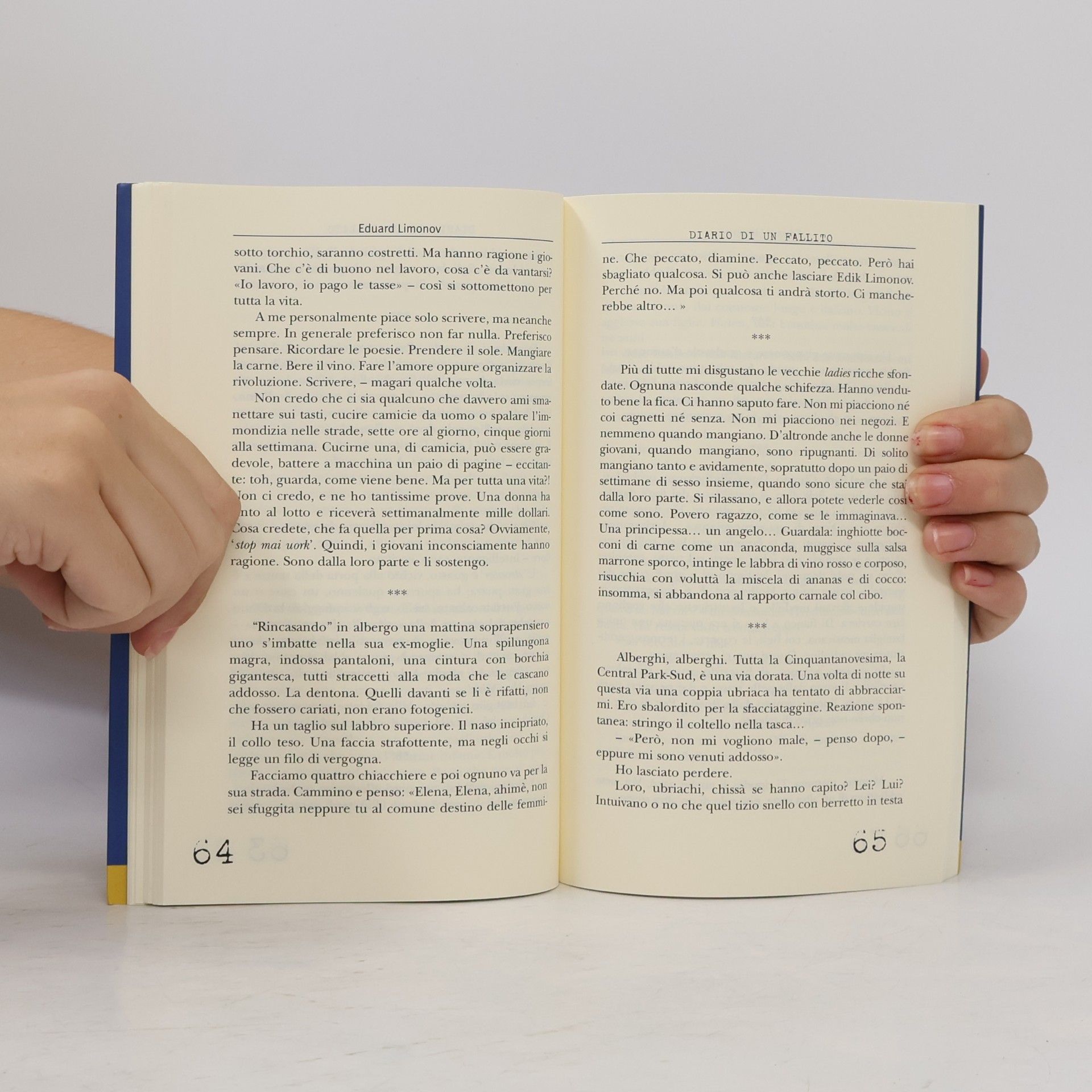 Eduard Limonov Diario di un fallito oppure un quaderno segreto