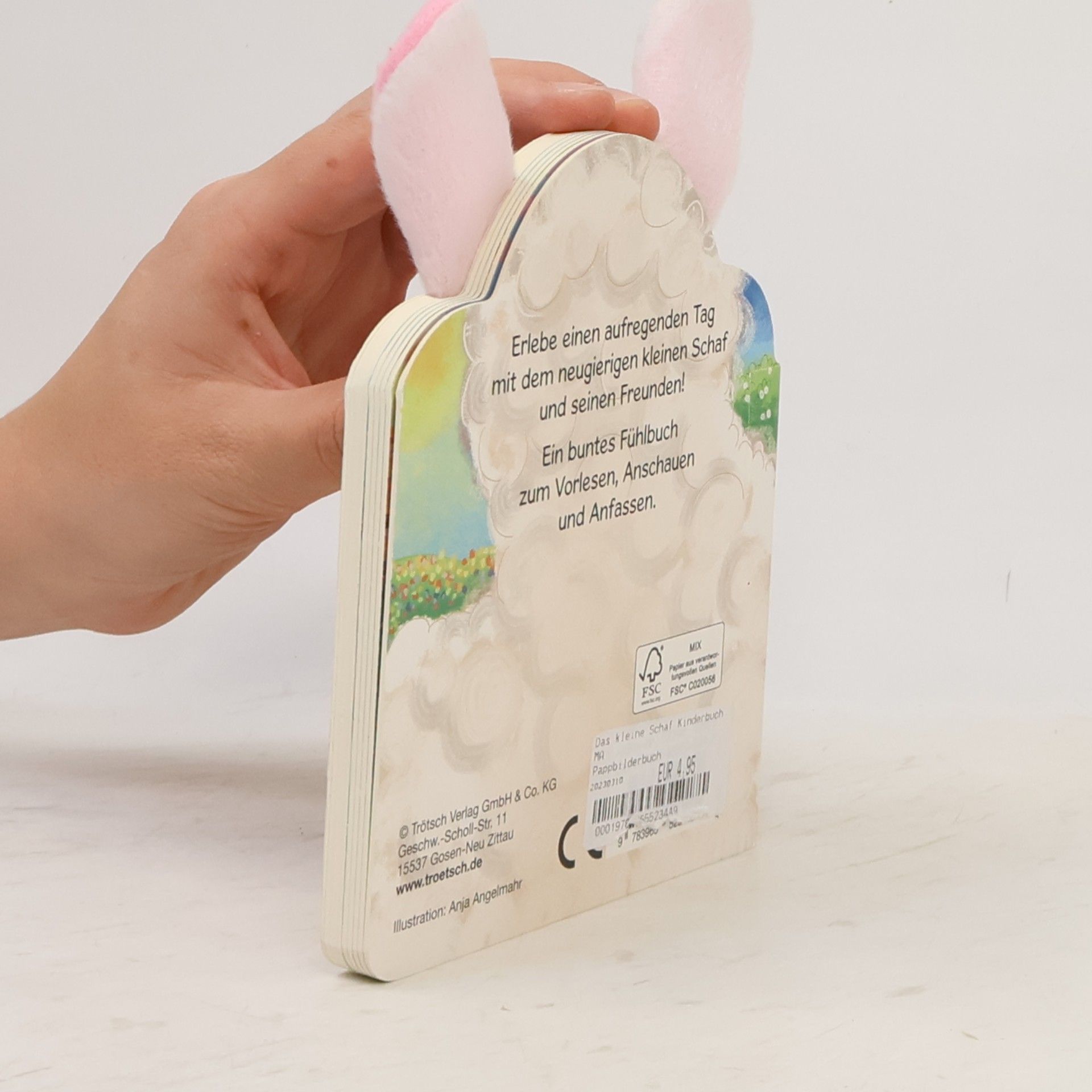 Trötsch Verlag Trötsch Das kleine Schaf Kinderbuch mit Plüschohren