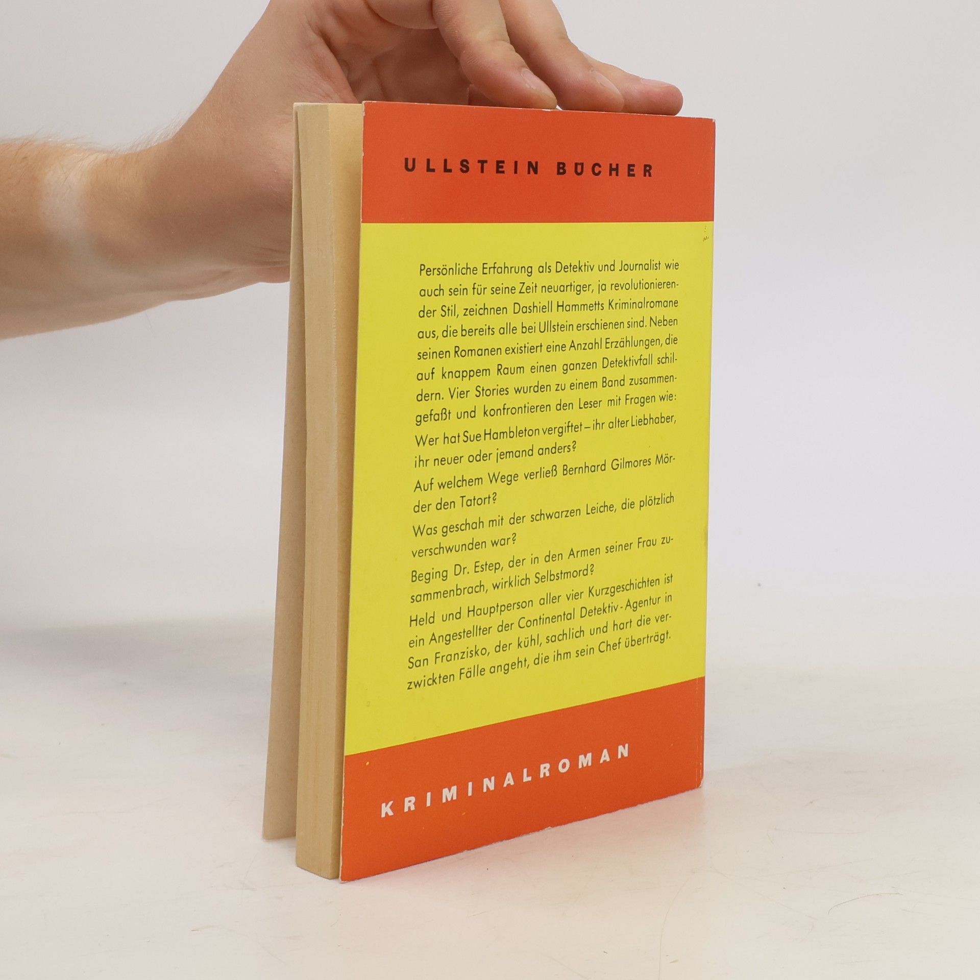 Dashiell Hammett Hinterlist im Zickzack