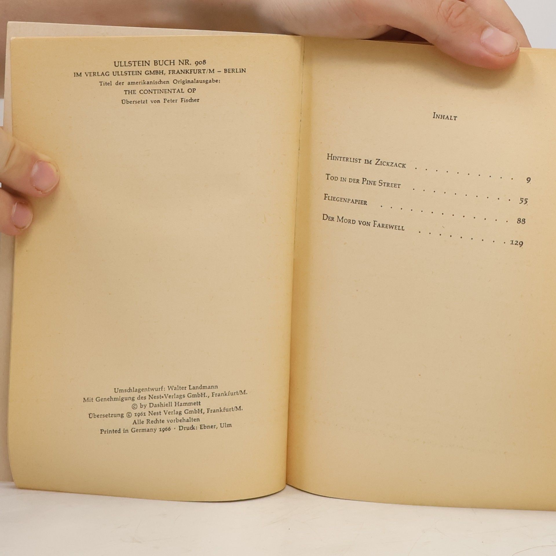 Dashiell Hammett Hinterlist im Zickzack