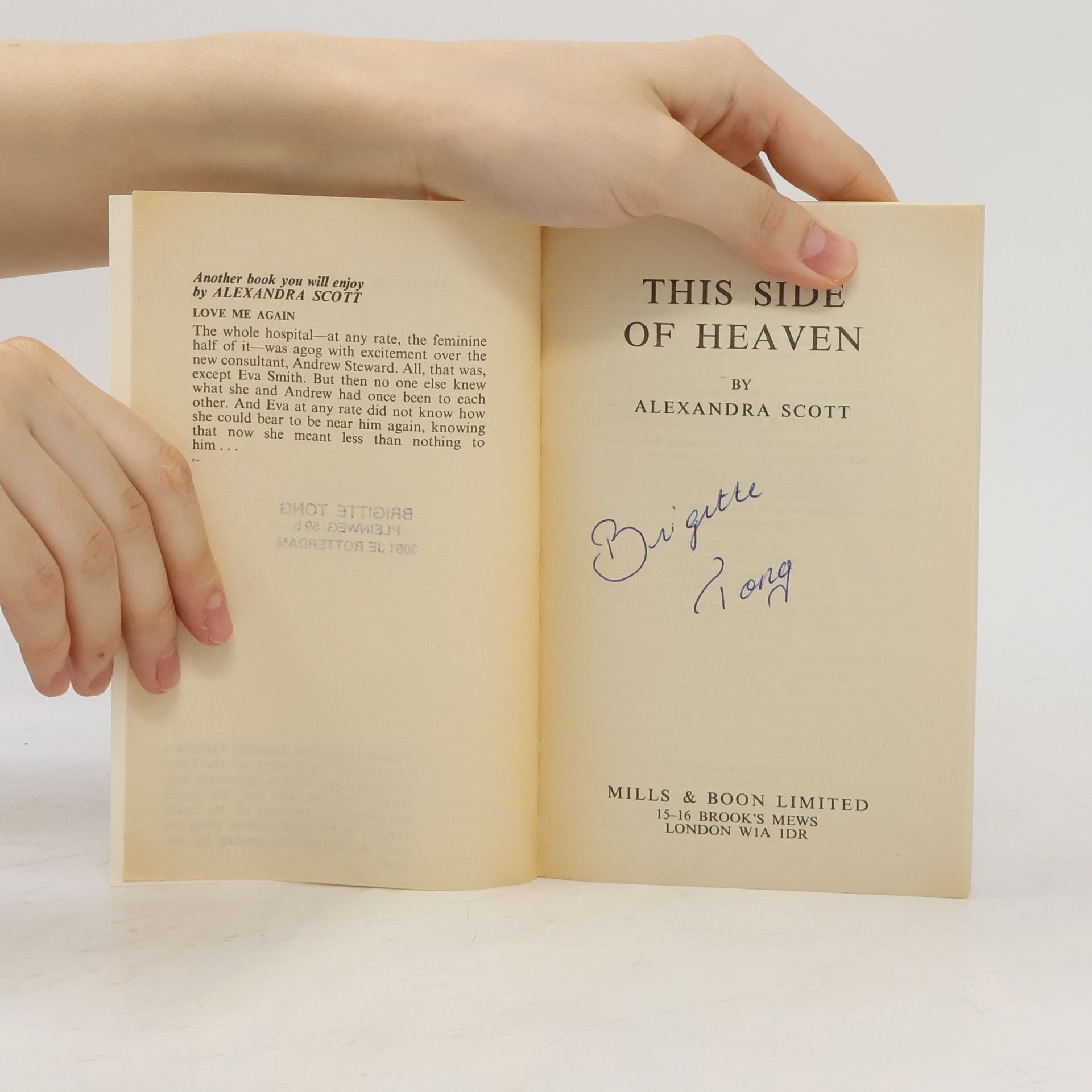 Alexandra Scott This Side of Heaven