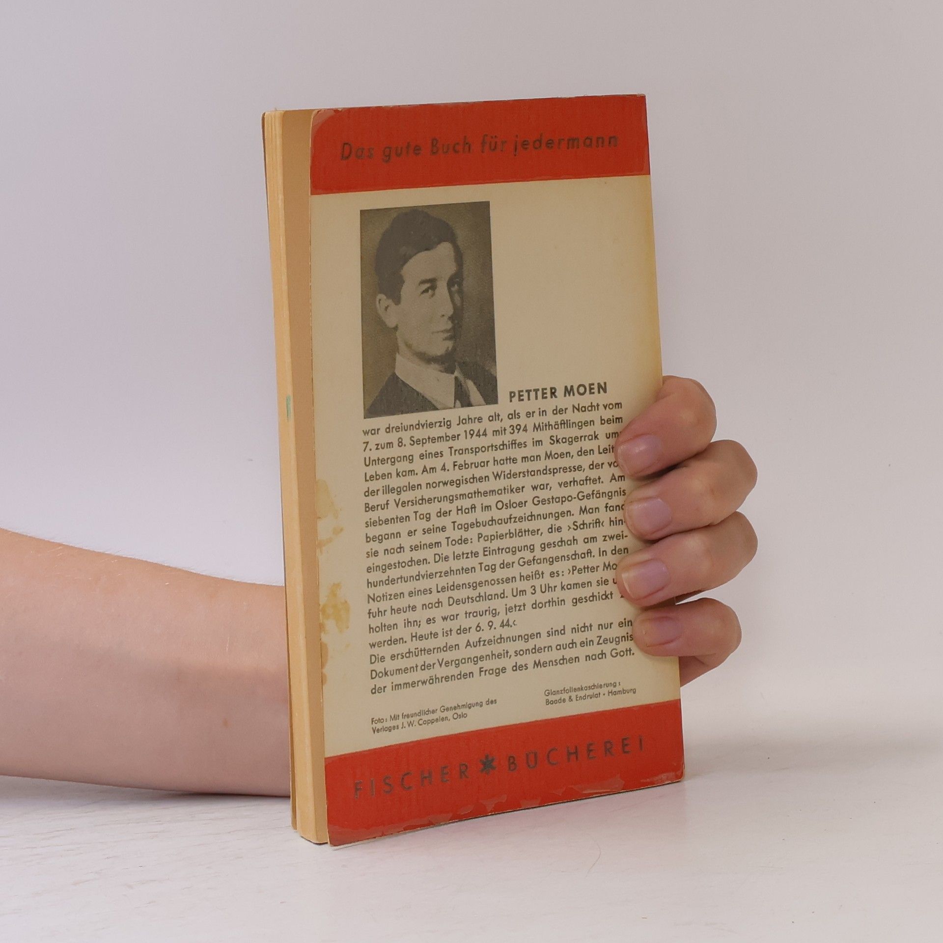 Edzard Schaper Petter Moens Tagebuch