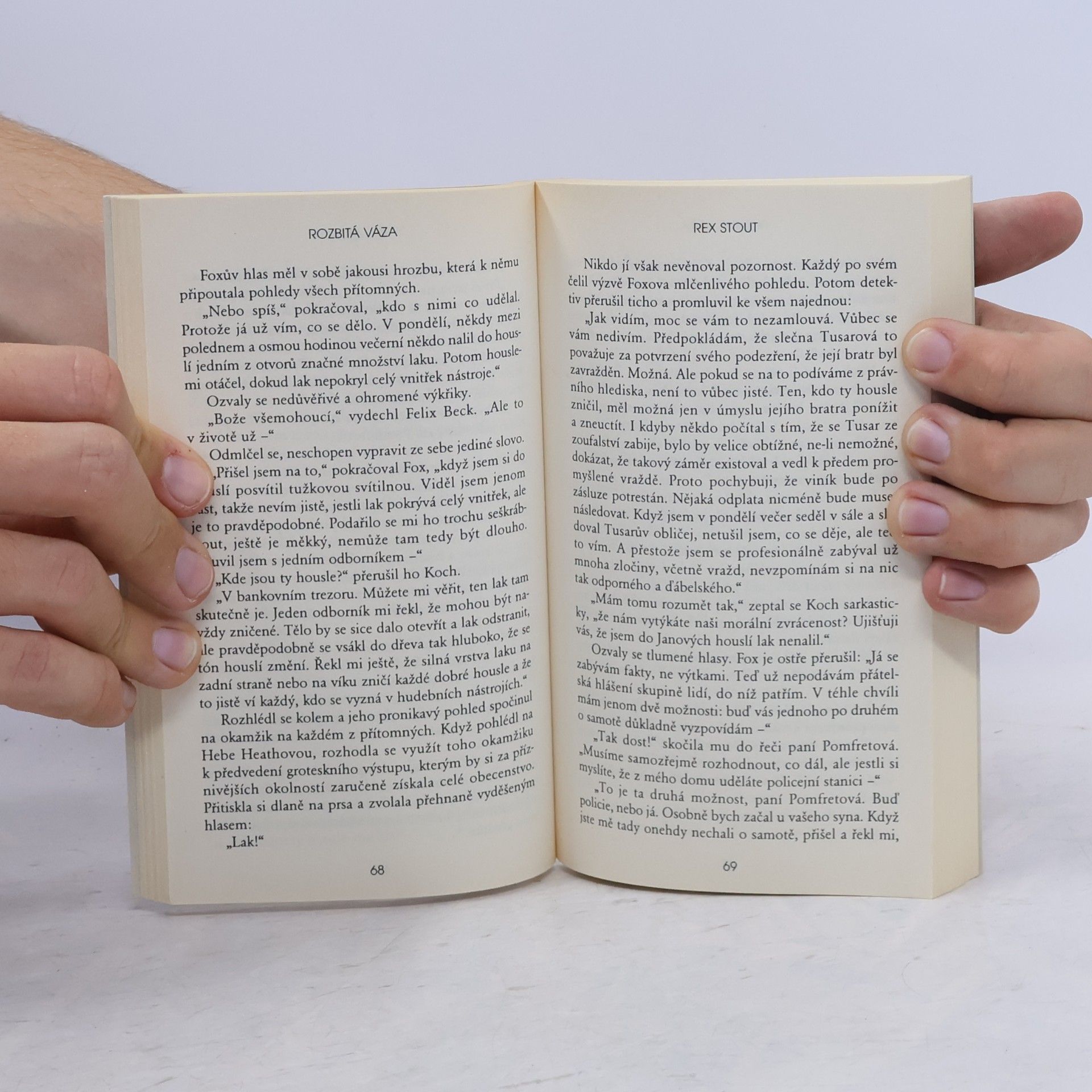 Rex Stout Rozbitá váza