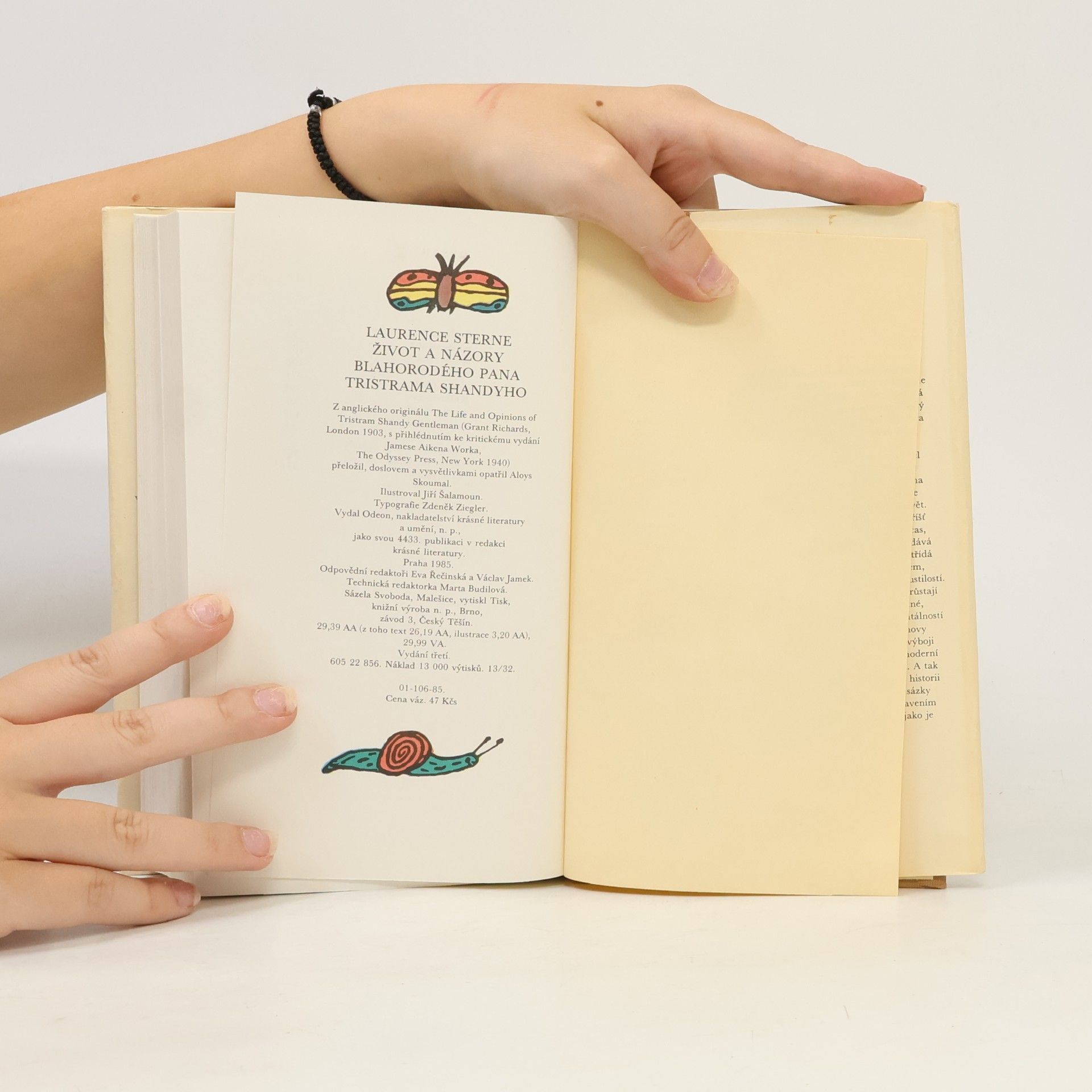 Laurence Sterne Život a názory blahorodého pana Tristrama Shandyho
