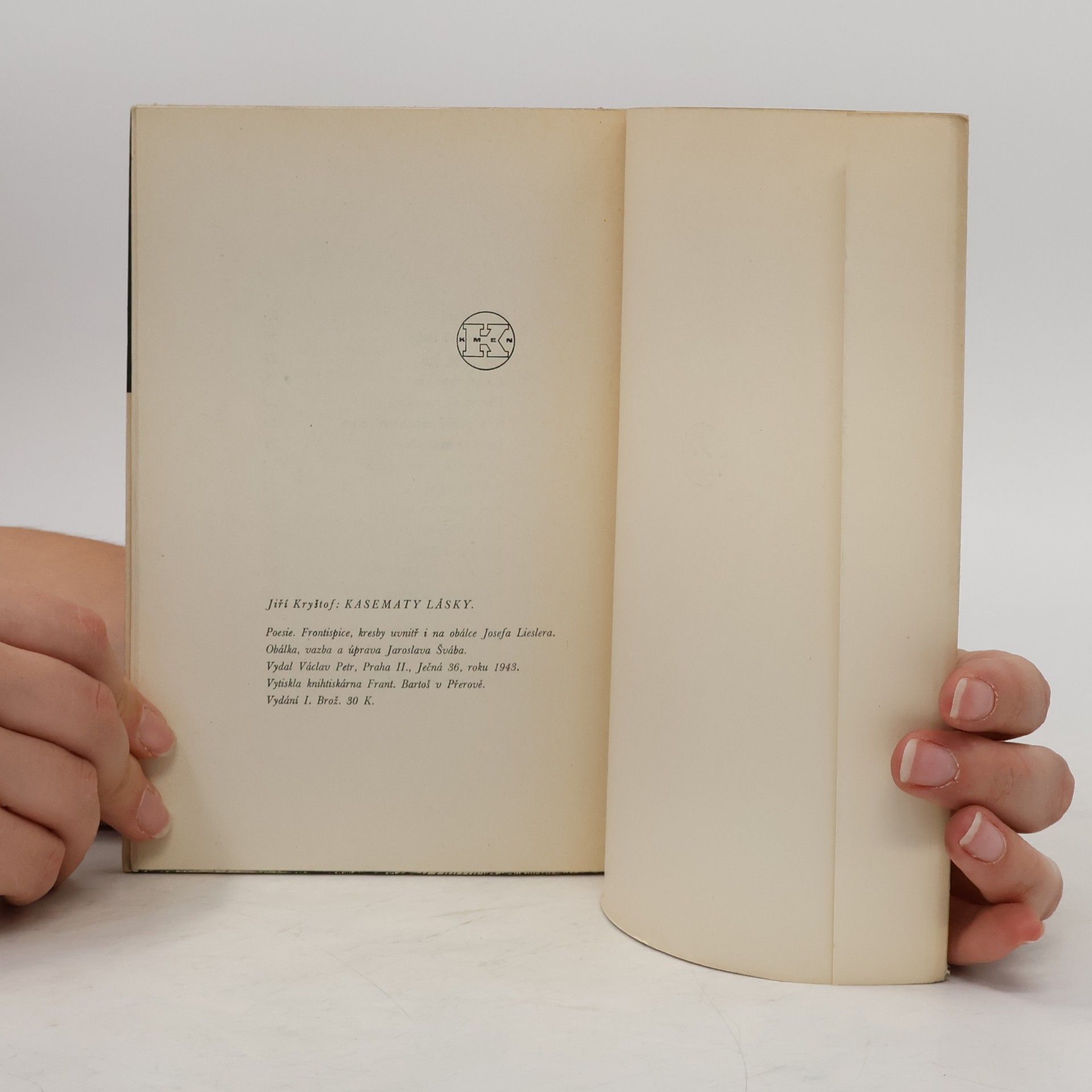 Jiří Kryštof Kasematy lásky : poesie