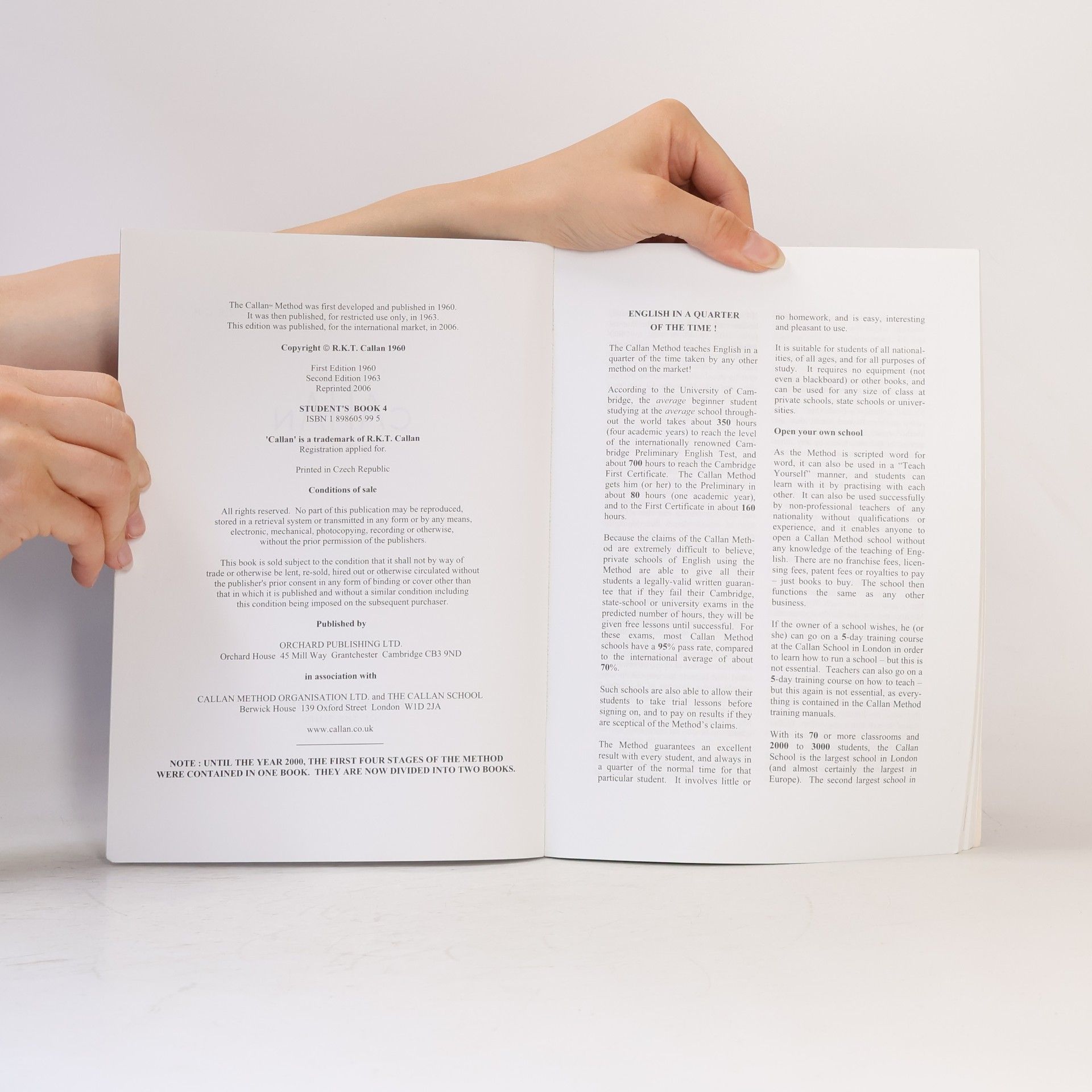 R. K. T. Callan Callan Method. Student's Book 4
