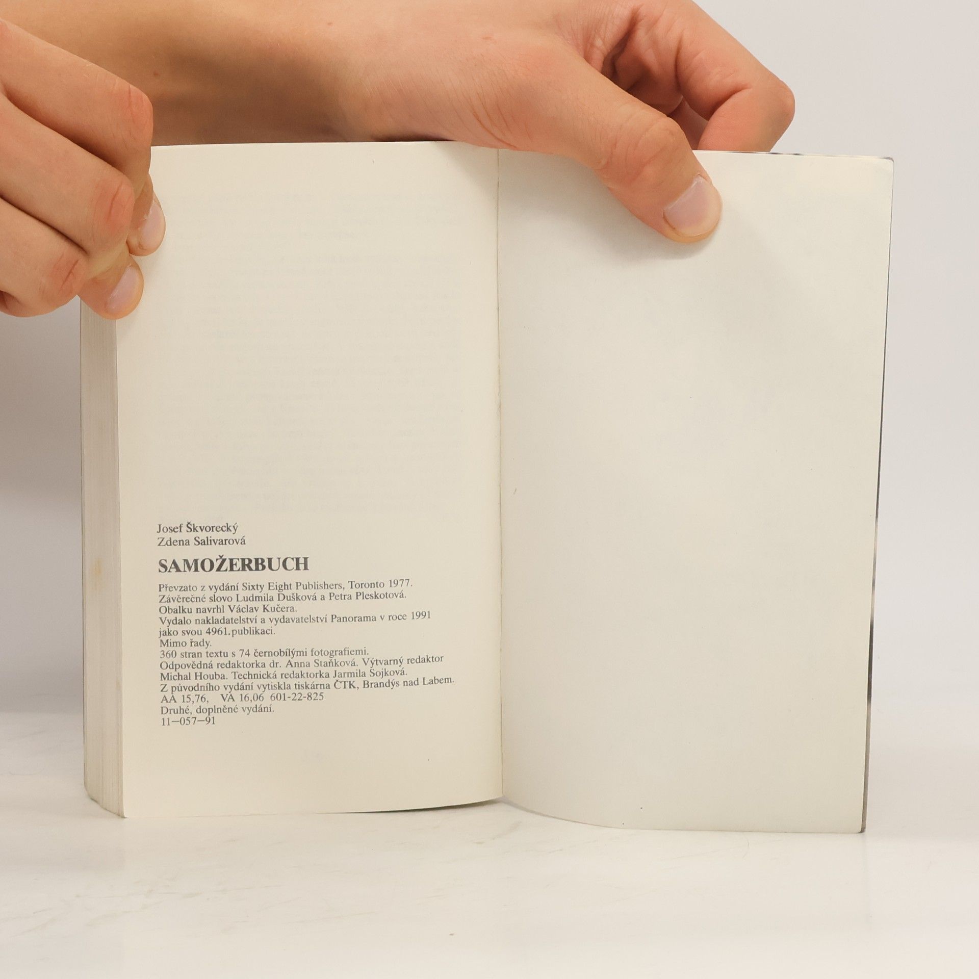 Josef Škvorecký Samožerbuch