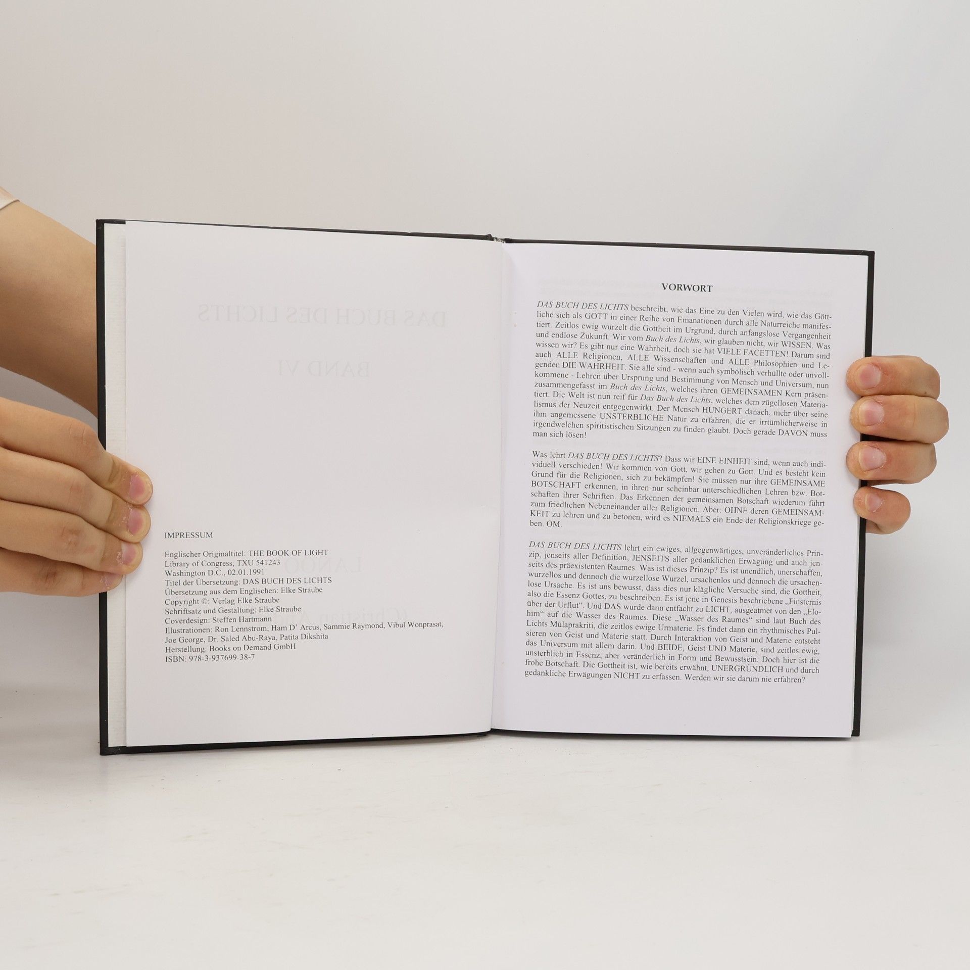 Christian Anders Das Buch des Lichts