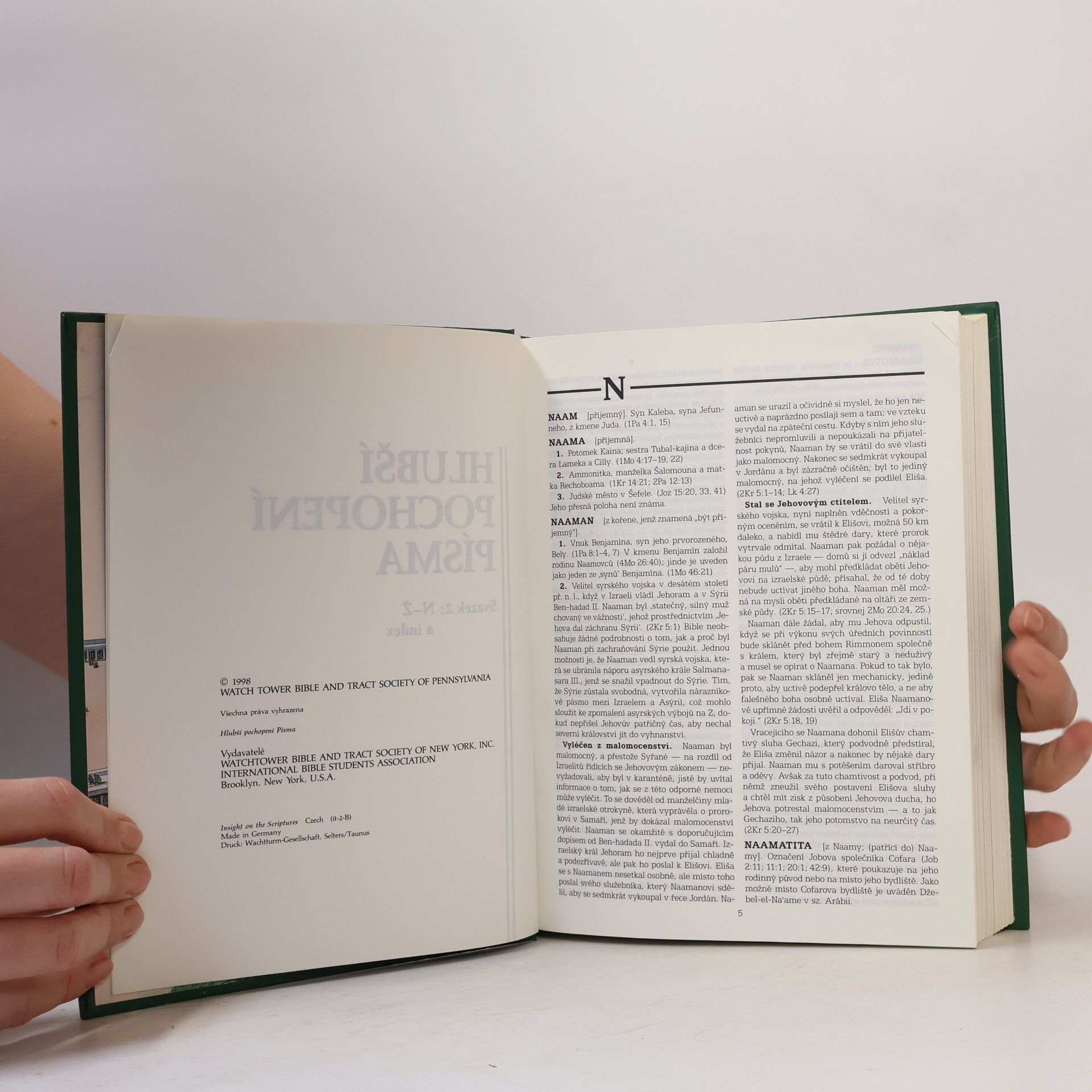 Autorenkollektiv Hlubší pochopení Písma. Sv. 2: N-Ž a index