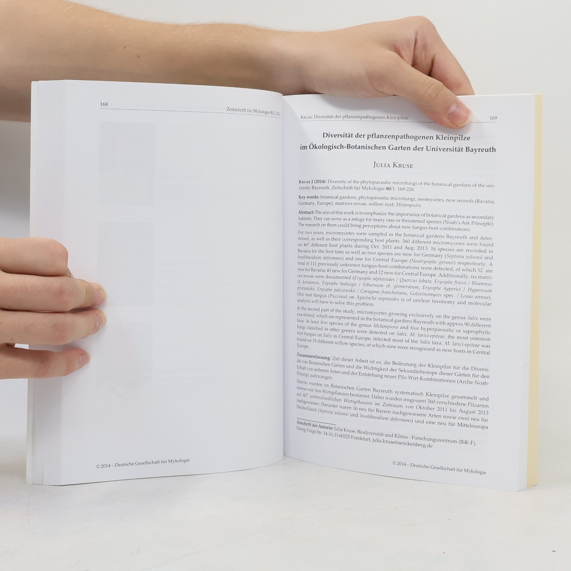 kolektiv Zeitschrift für Mykologie 80/1