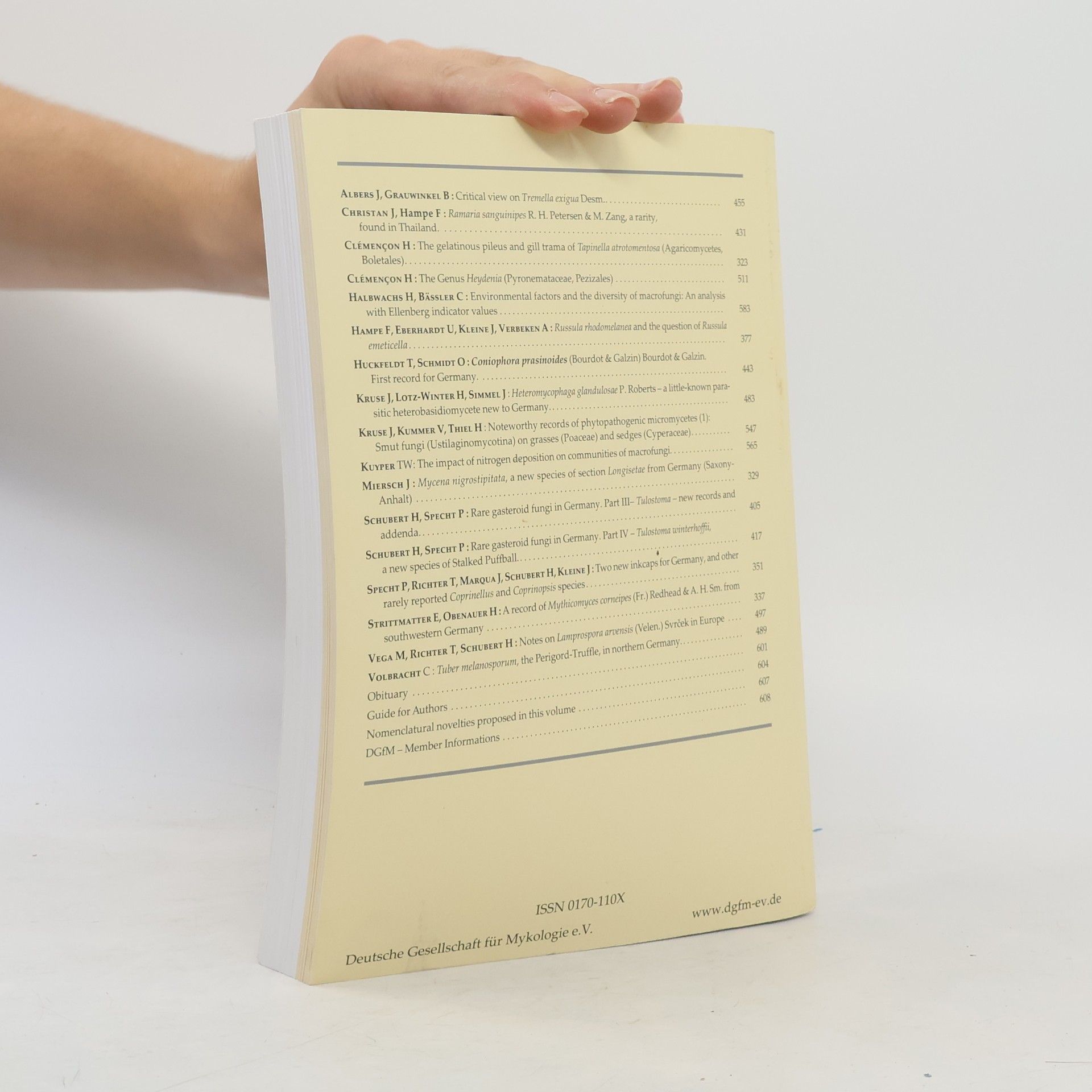 Various authors Zeitschrift für Mykologie 79/2
