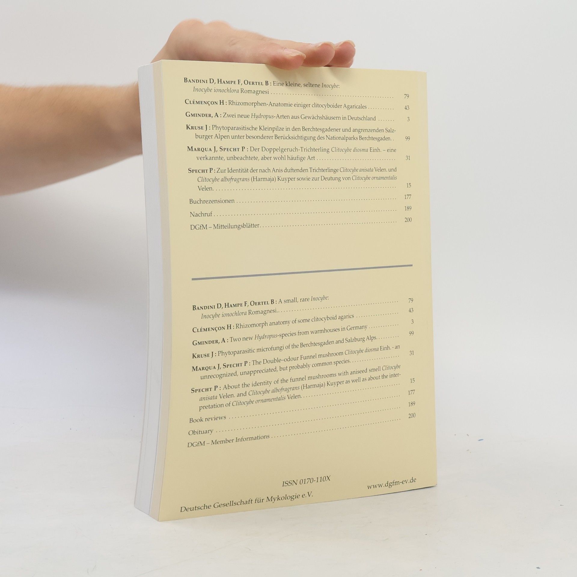 Various authors Zeitschrift für Mykologie 79/1