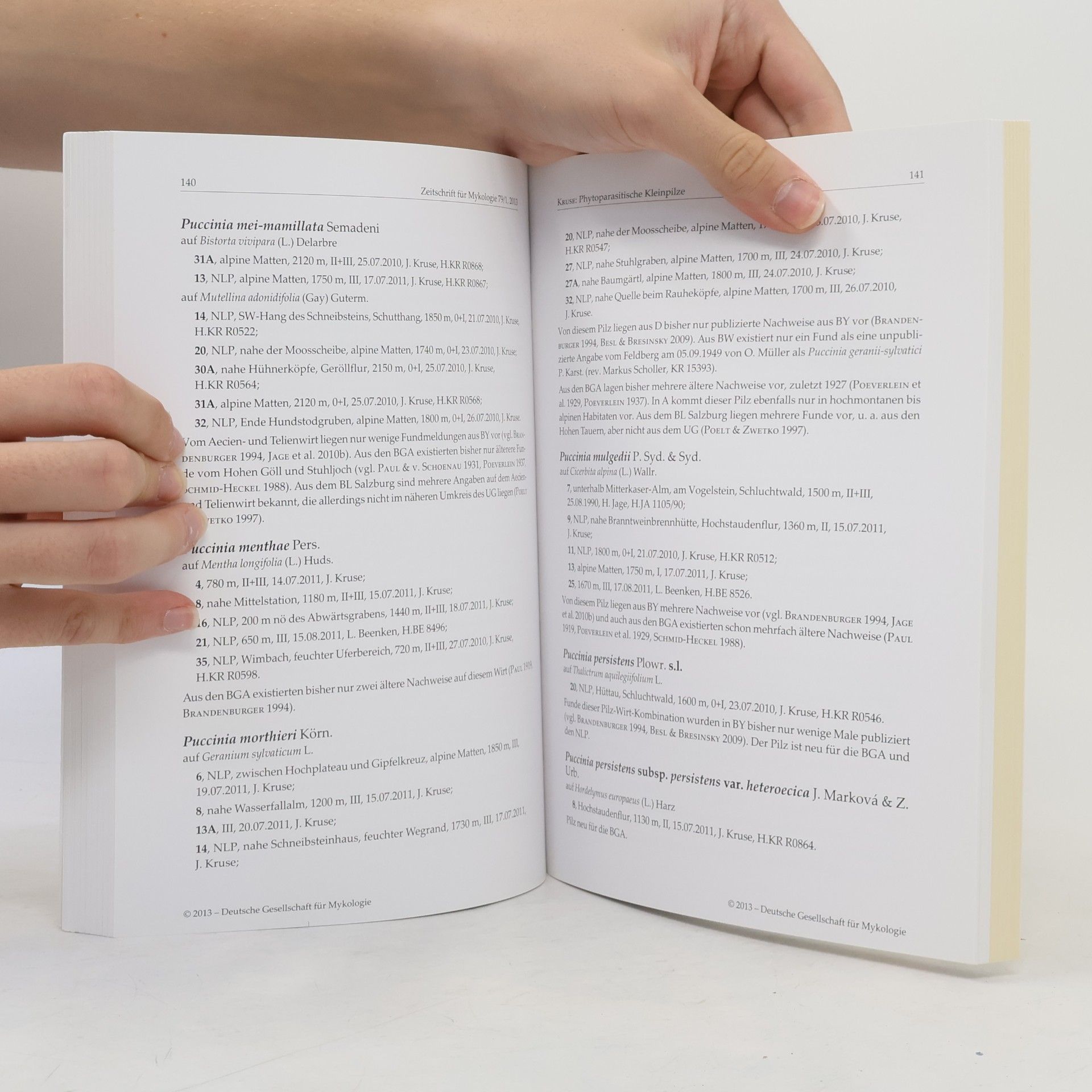 Various authors Zeitschrift für Mykologie 79/1