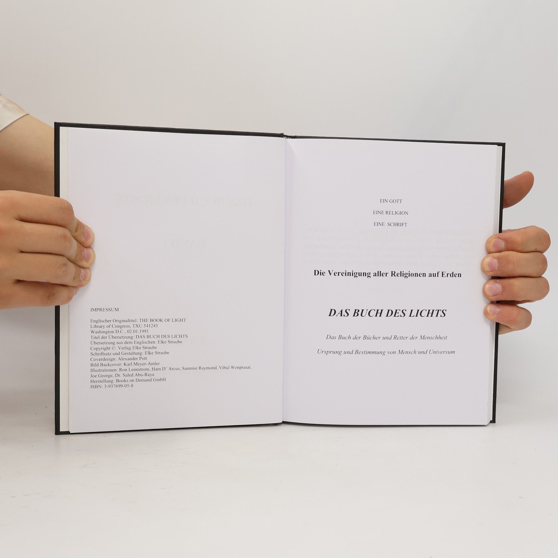 Christian Anders Das Buch des Lichts. Band I