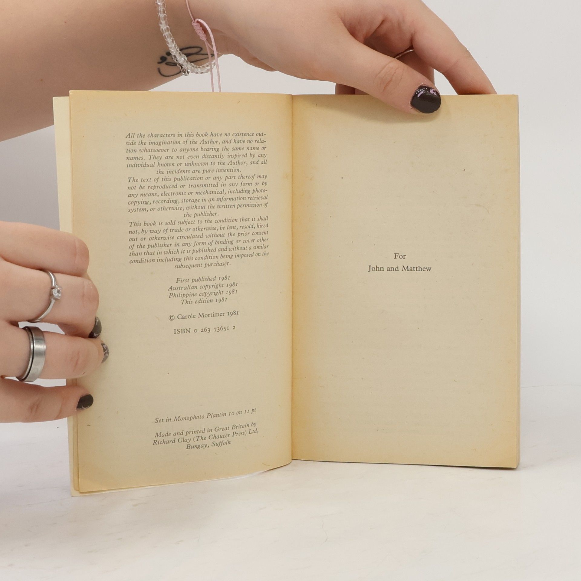 Carole Mortimer Romance - 1839: First Love, Last Love
