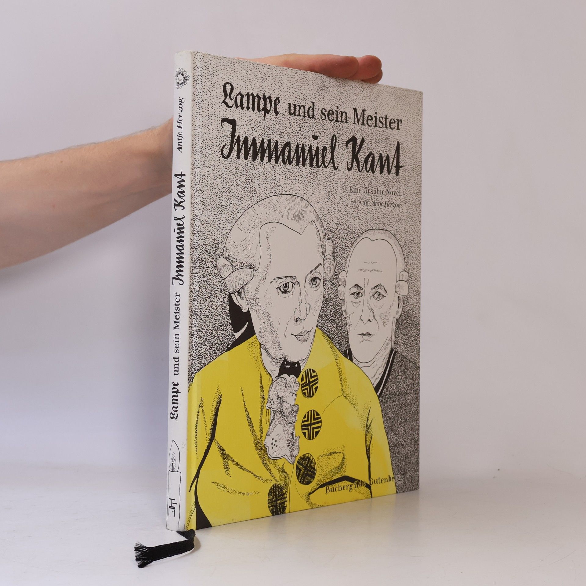 Lampe und sein Meister Immanuel Kant
