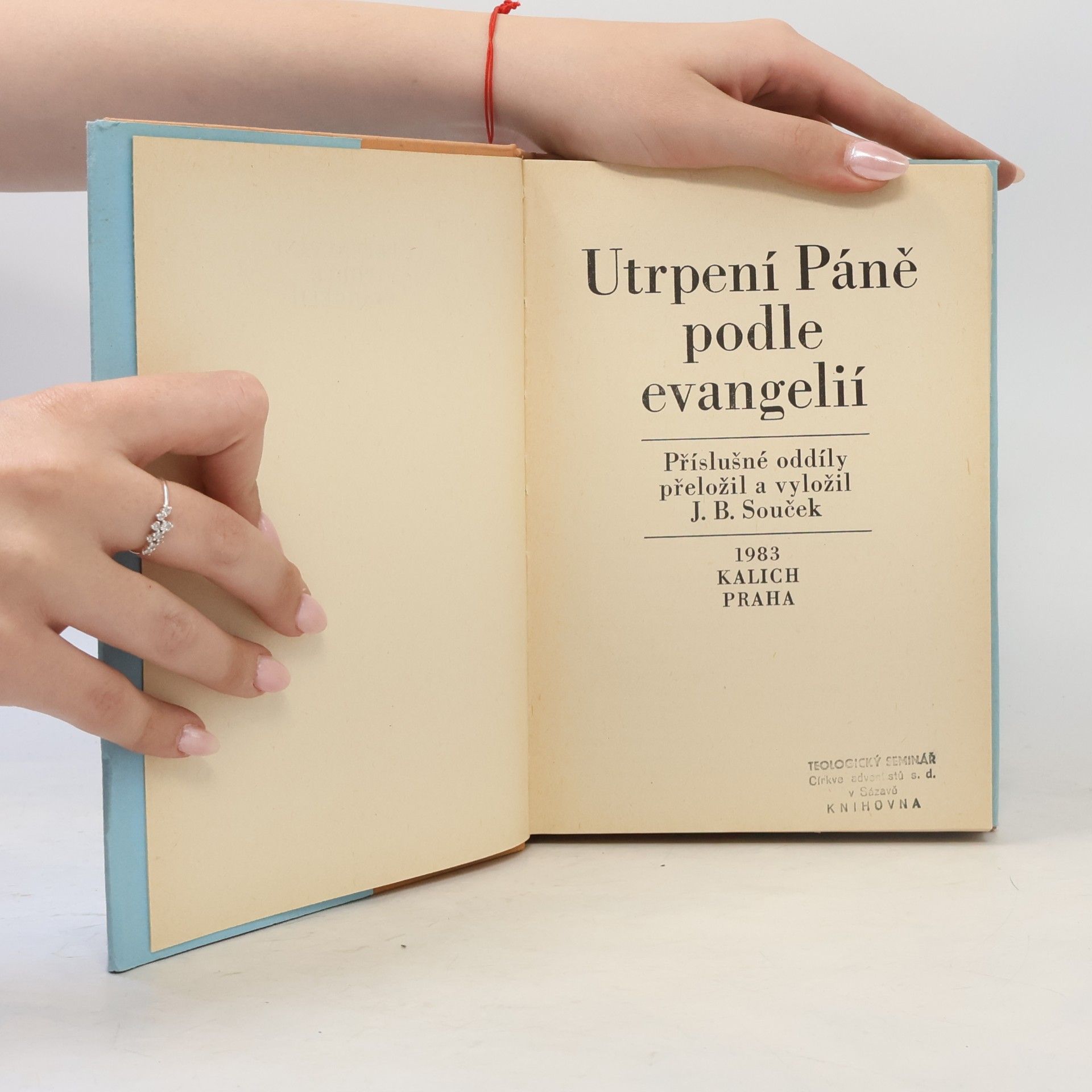 Josef Bohumil Souček Utrpení Páně podle Evangelií