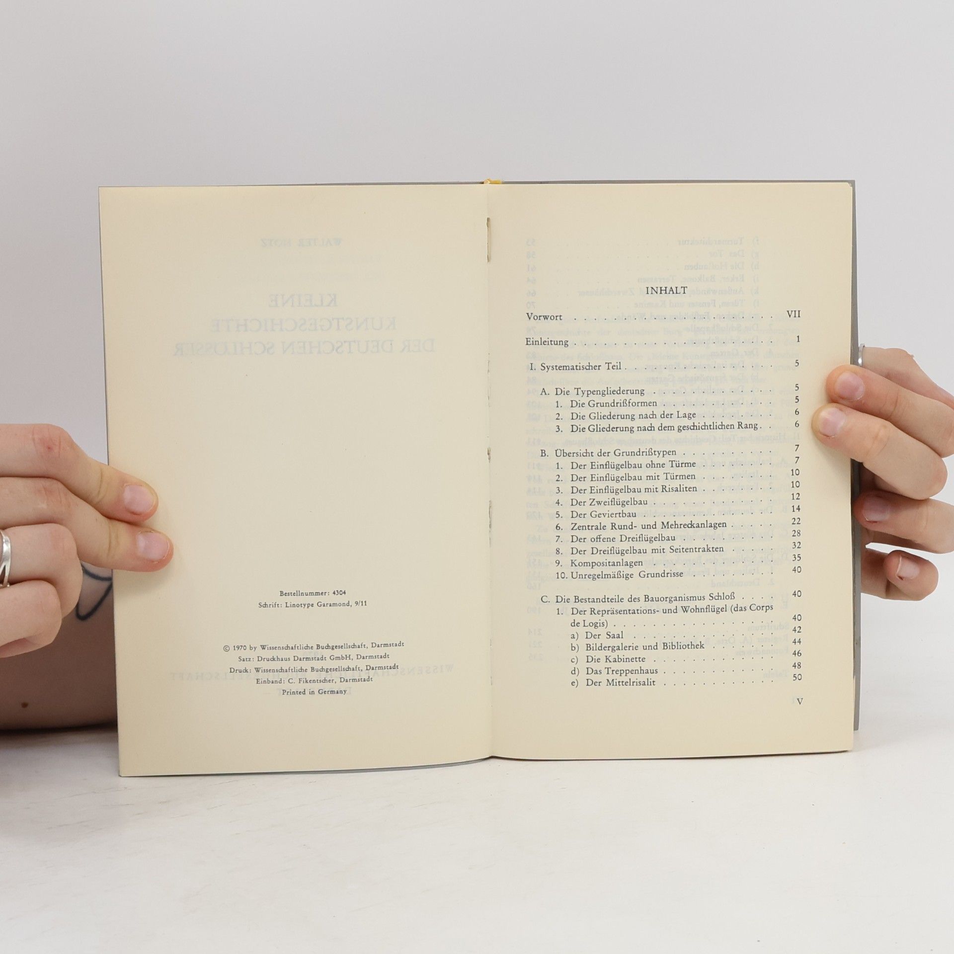Walter Hotz Kleine Kunstgeschichte der deutschen Schlösser