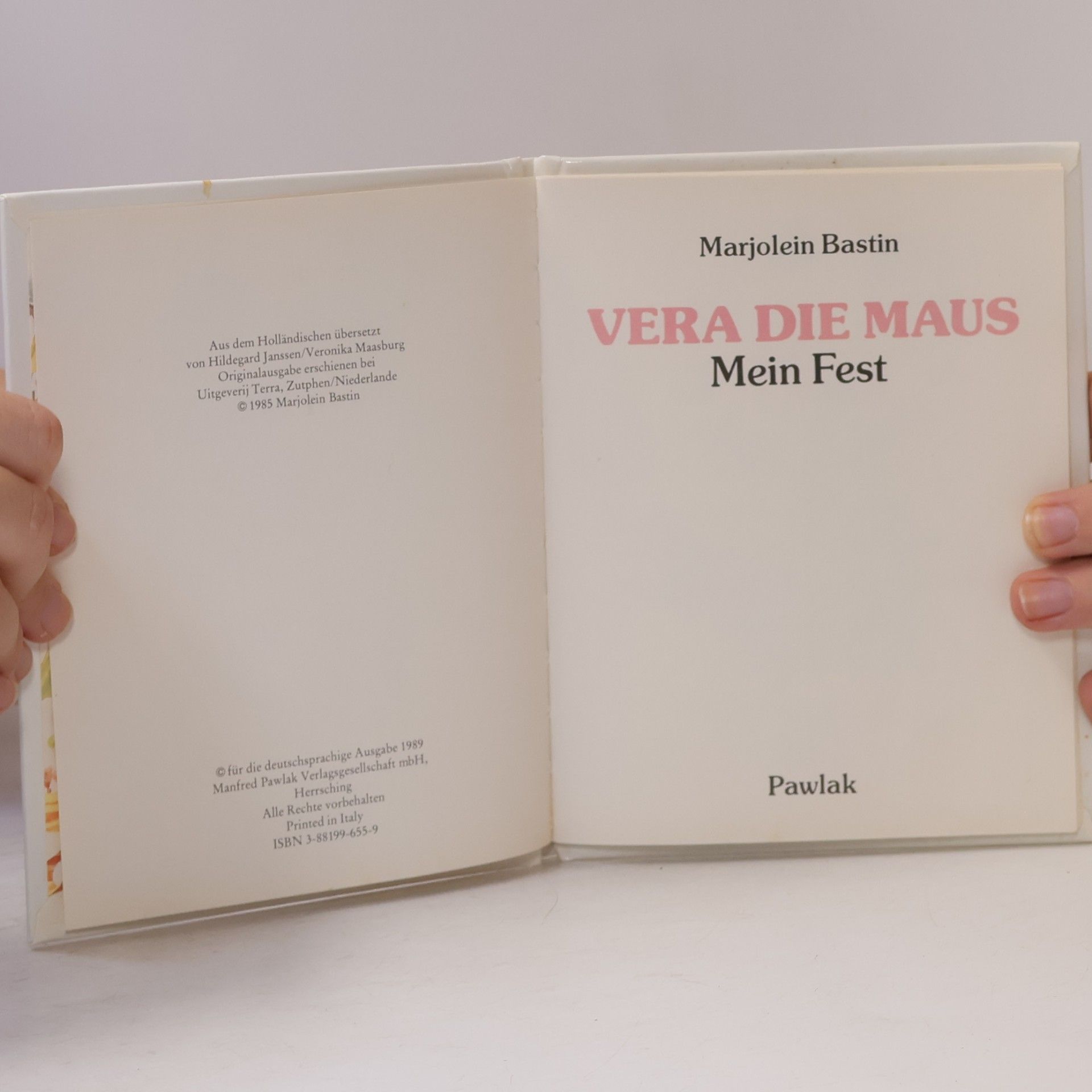 Marjolein Bastin Vera, die Maus: Mein Fest