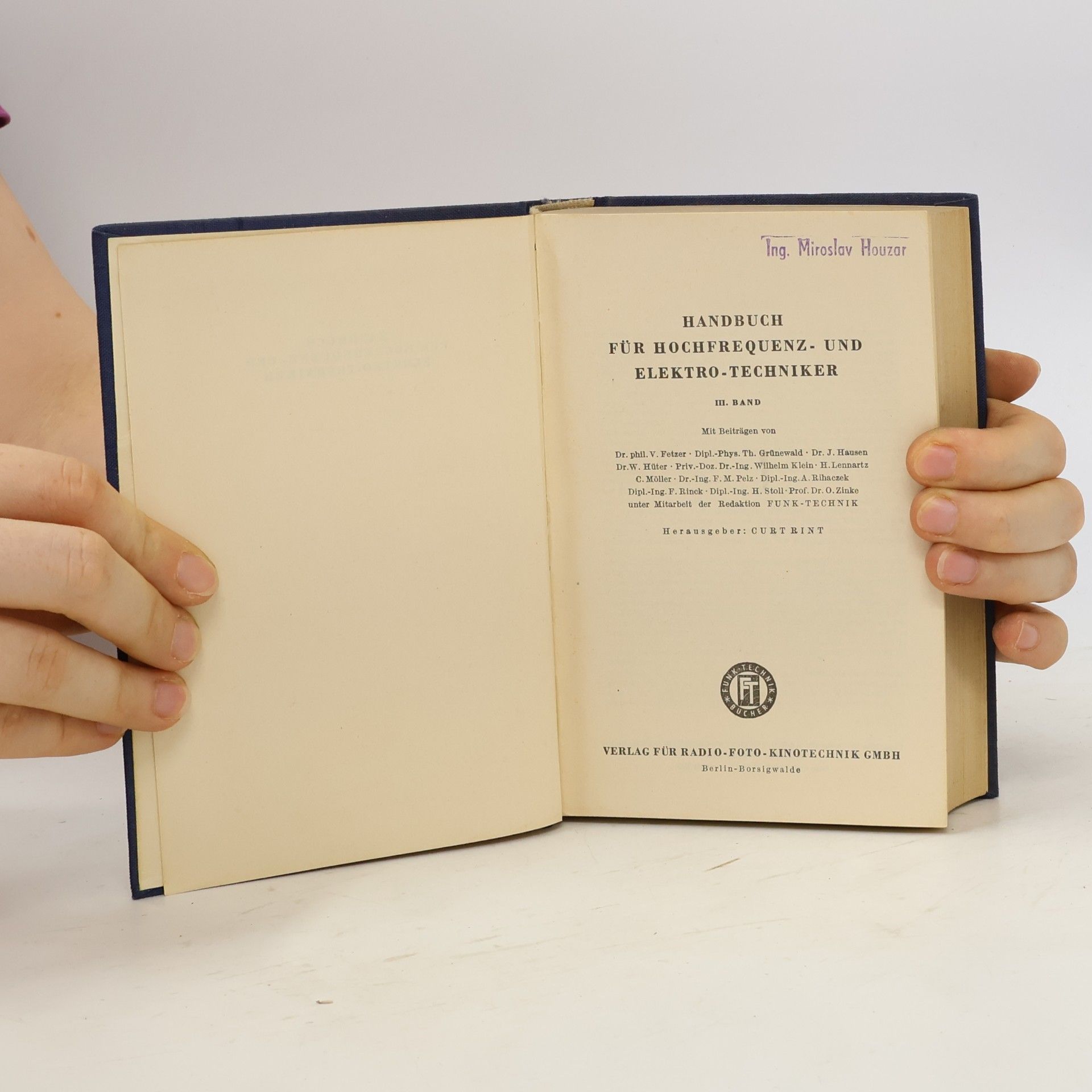 Autorenkollektiv Handbuch für hochfrequenz- und Elektro-techniker. Band III.