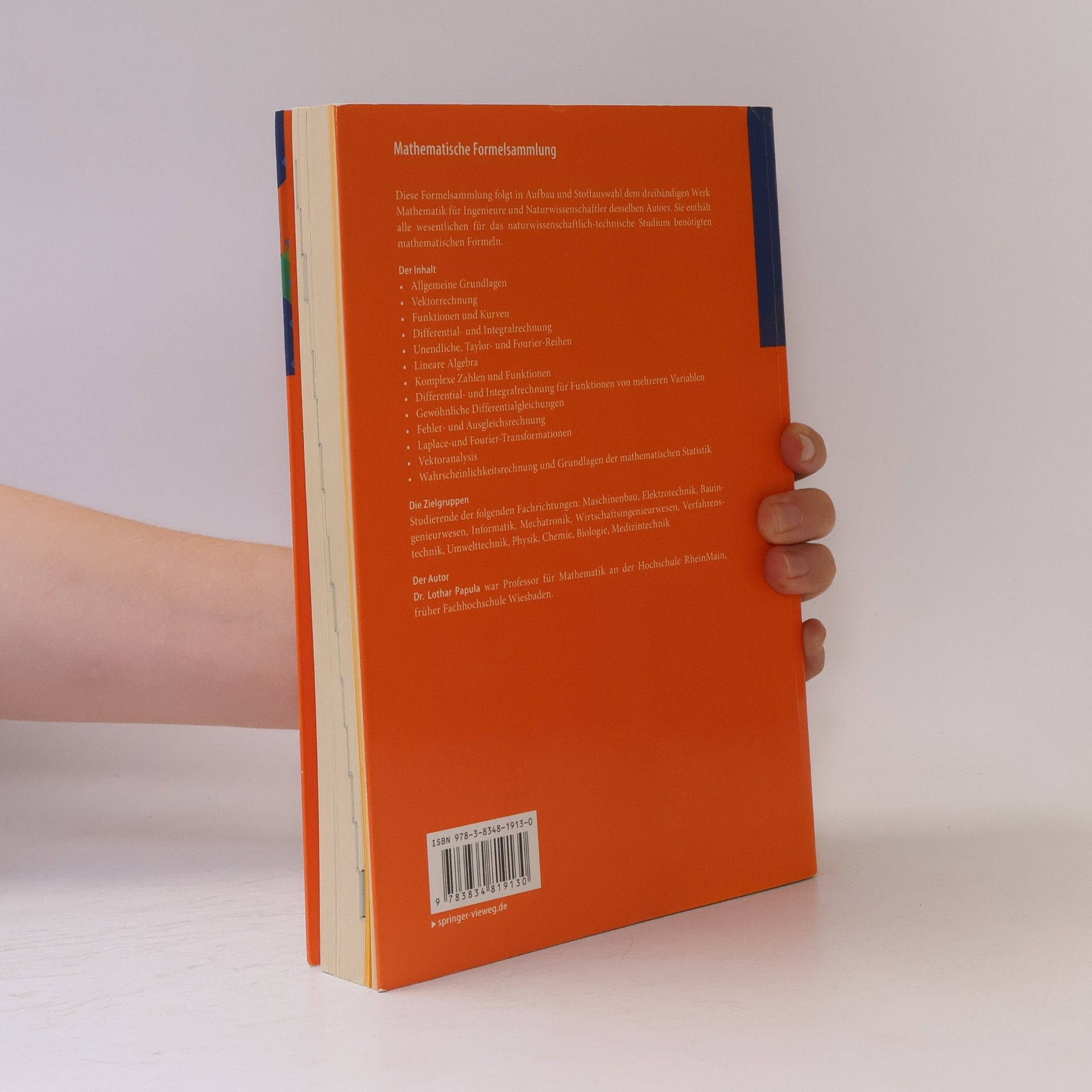 Lothar Papula Mathematische Formelsammlung