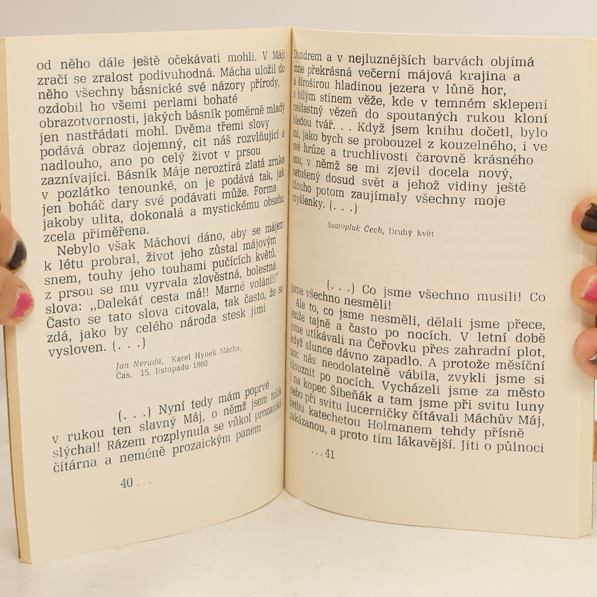 Karel Hynek Mácha Malá knížka o Máji