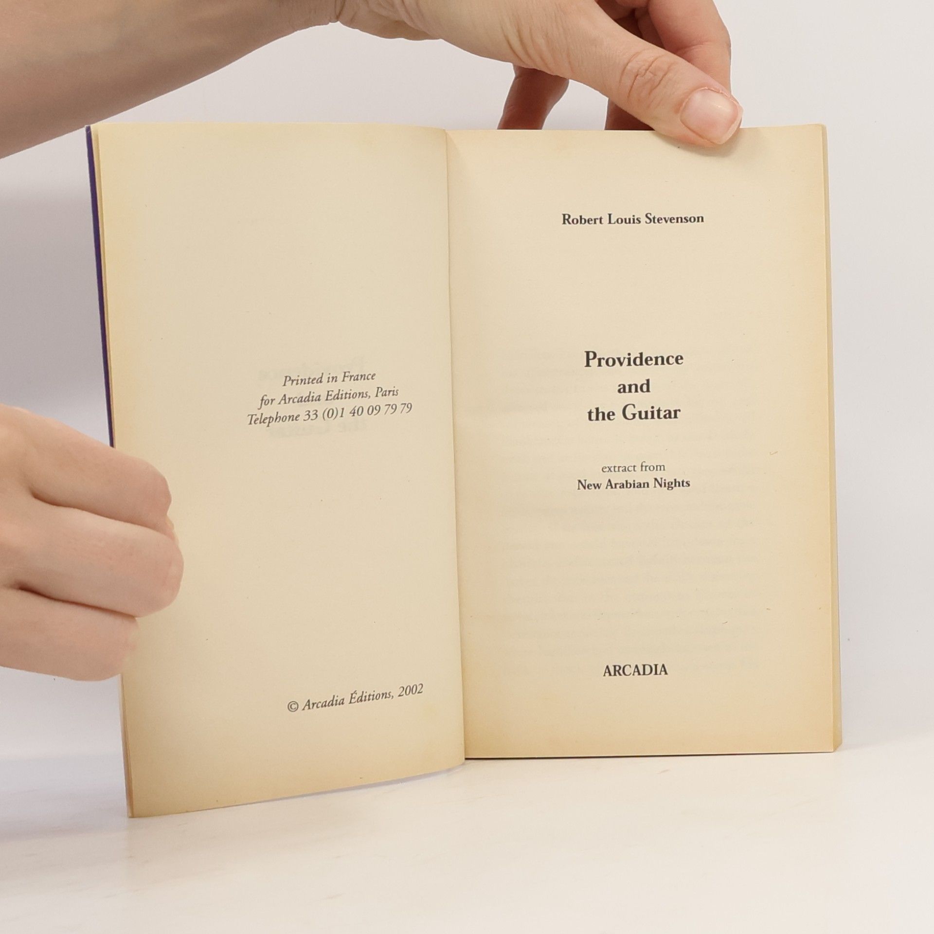 Robert Louis Stevenson Providence and the Guitar/La Providence et la guitare