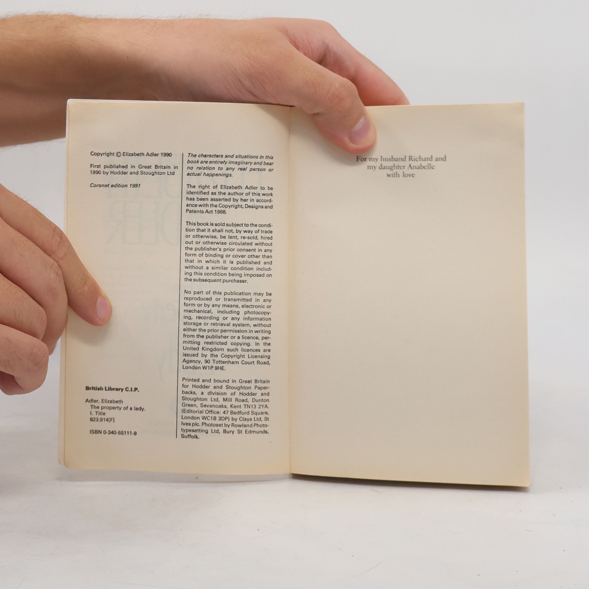 Elizabeth Adler The Property of a Lady