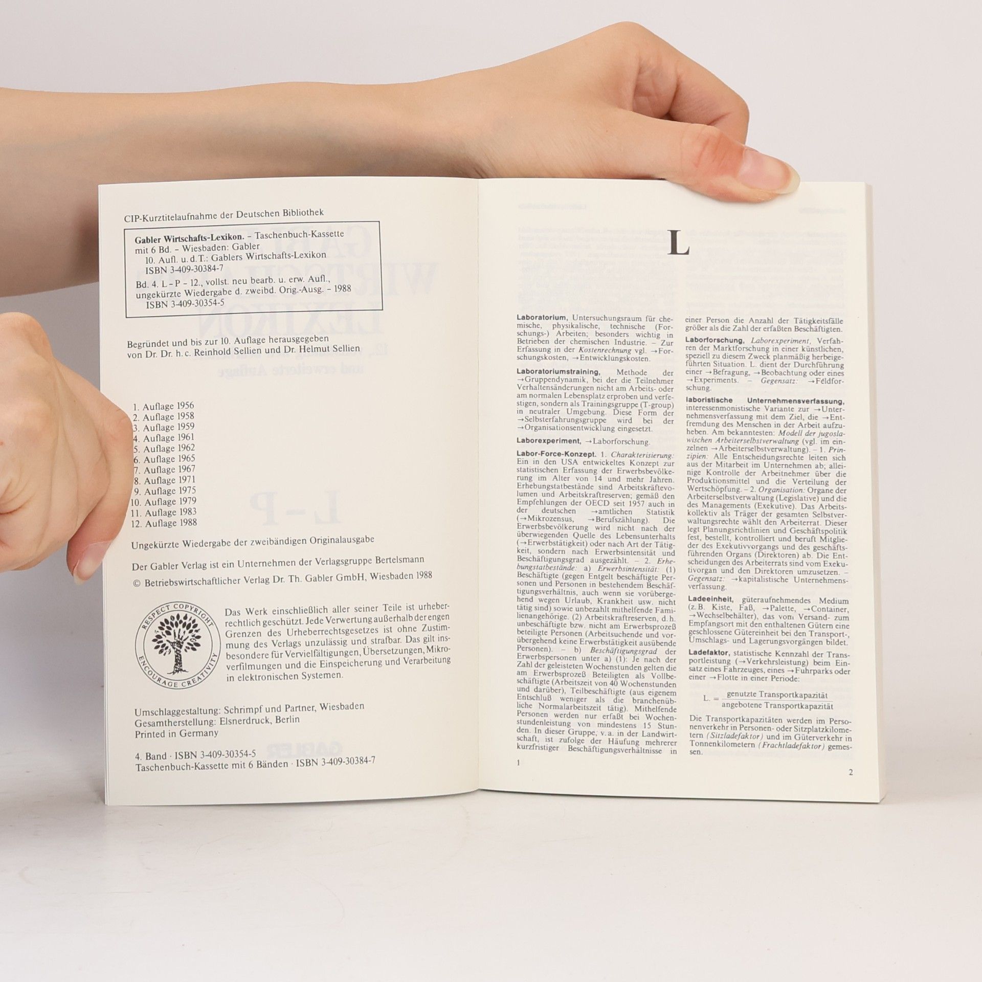 Autorenkollektiv Gabler Wirtschafts - Lexikon 1-6