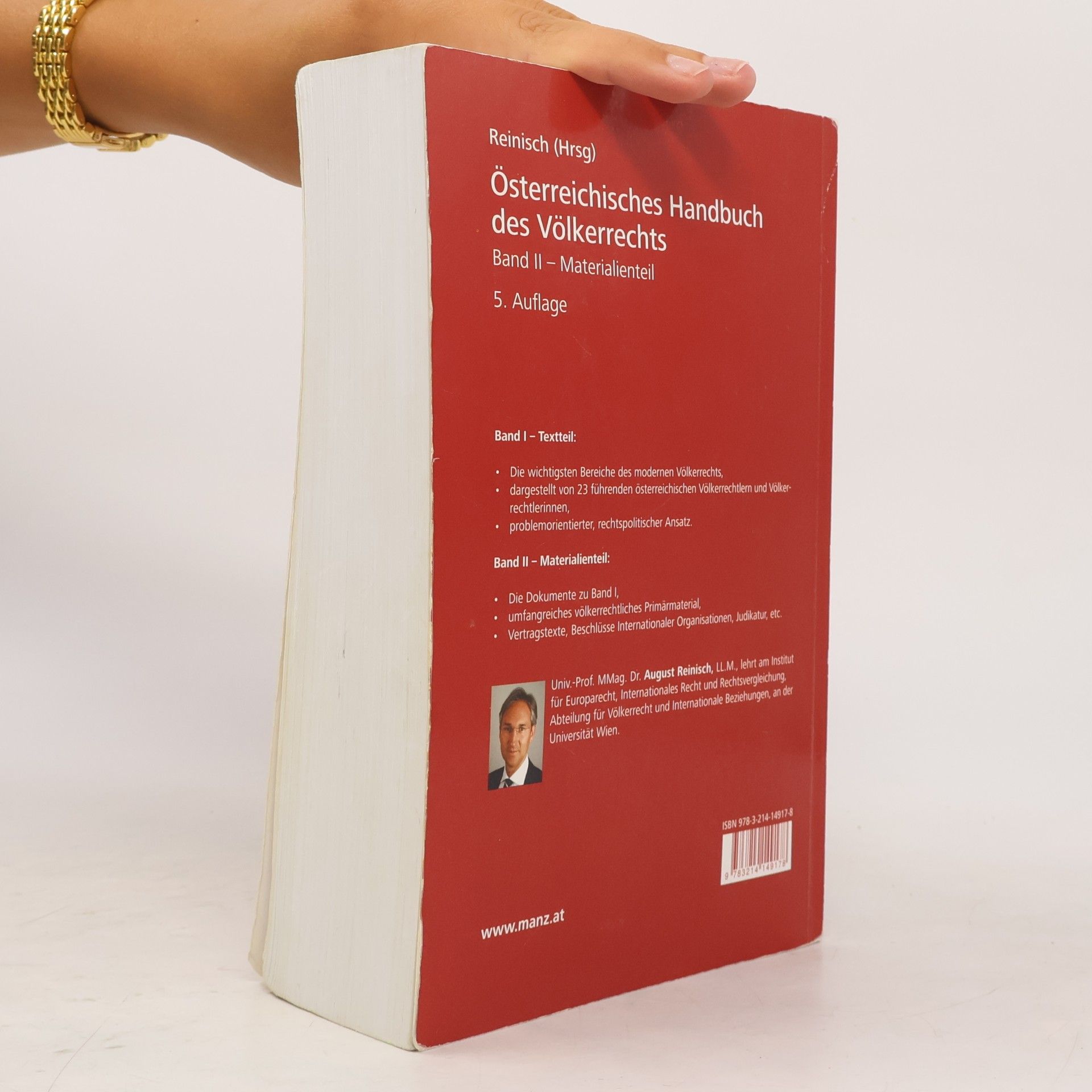 August Reinisch Österreichisches Handbuch des Völkerrechts II.