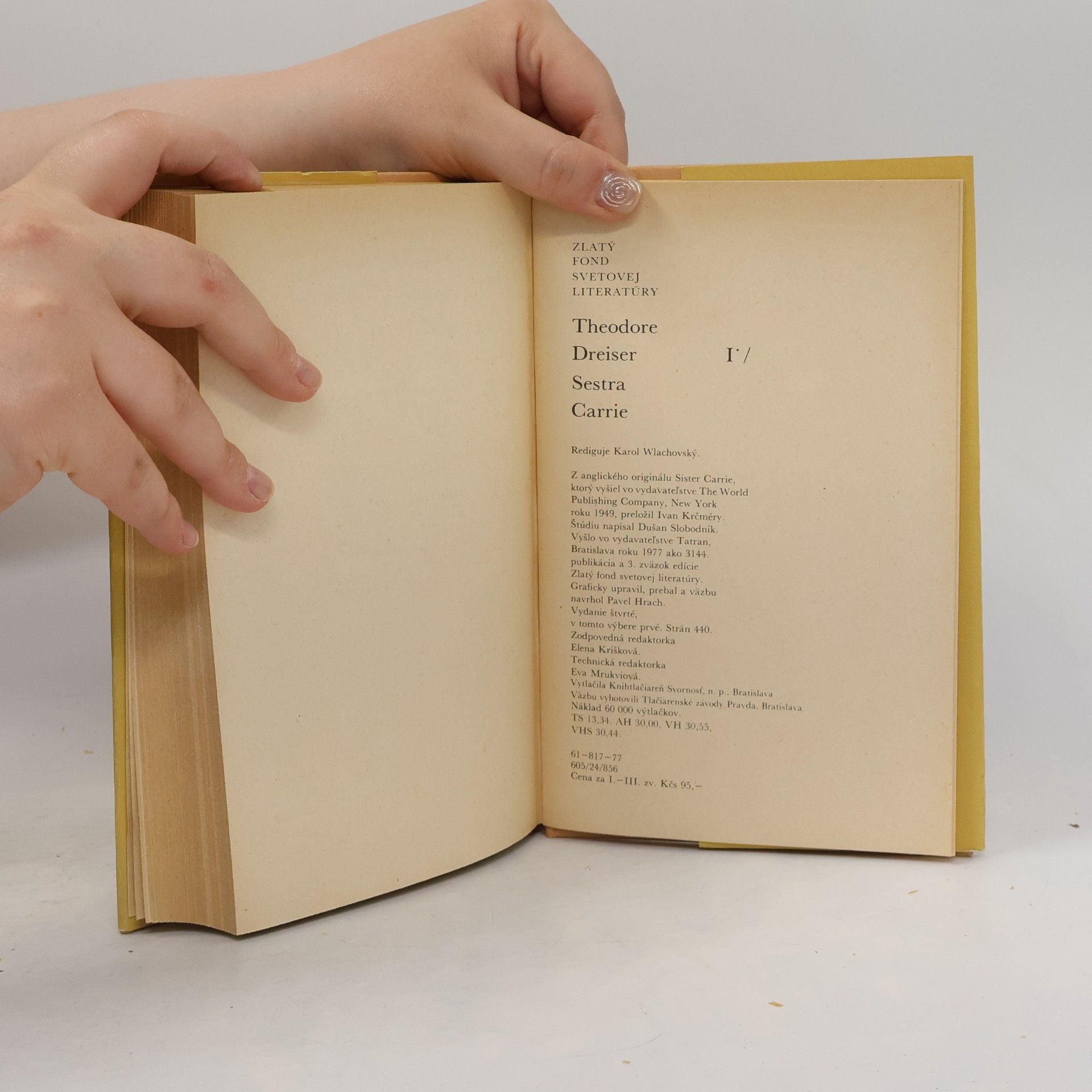 Theodore Dreiser Sestra Carrie
