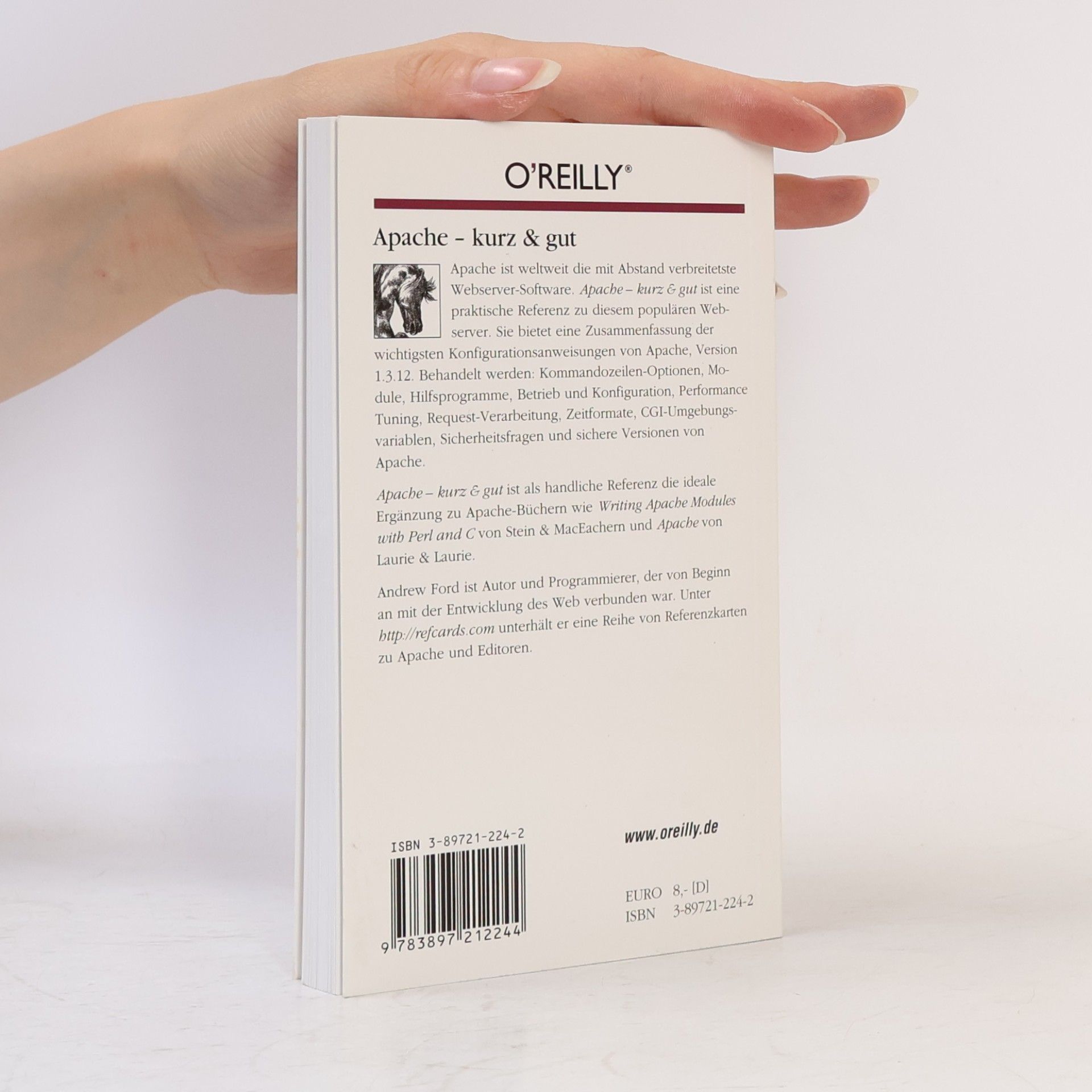 Andrew Ford O'Reillys Taschenbibliothek: Apache kurz & gut - deutsche Ausgabe