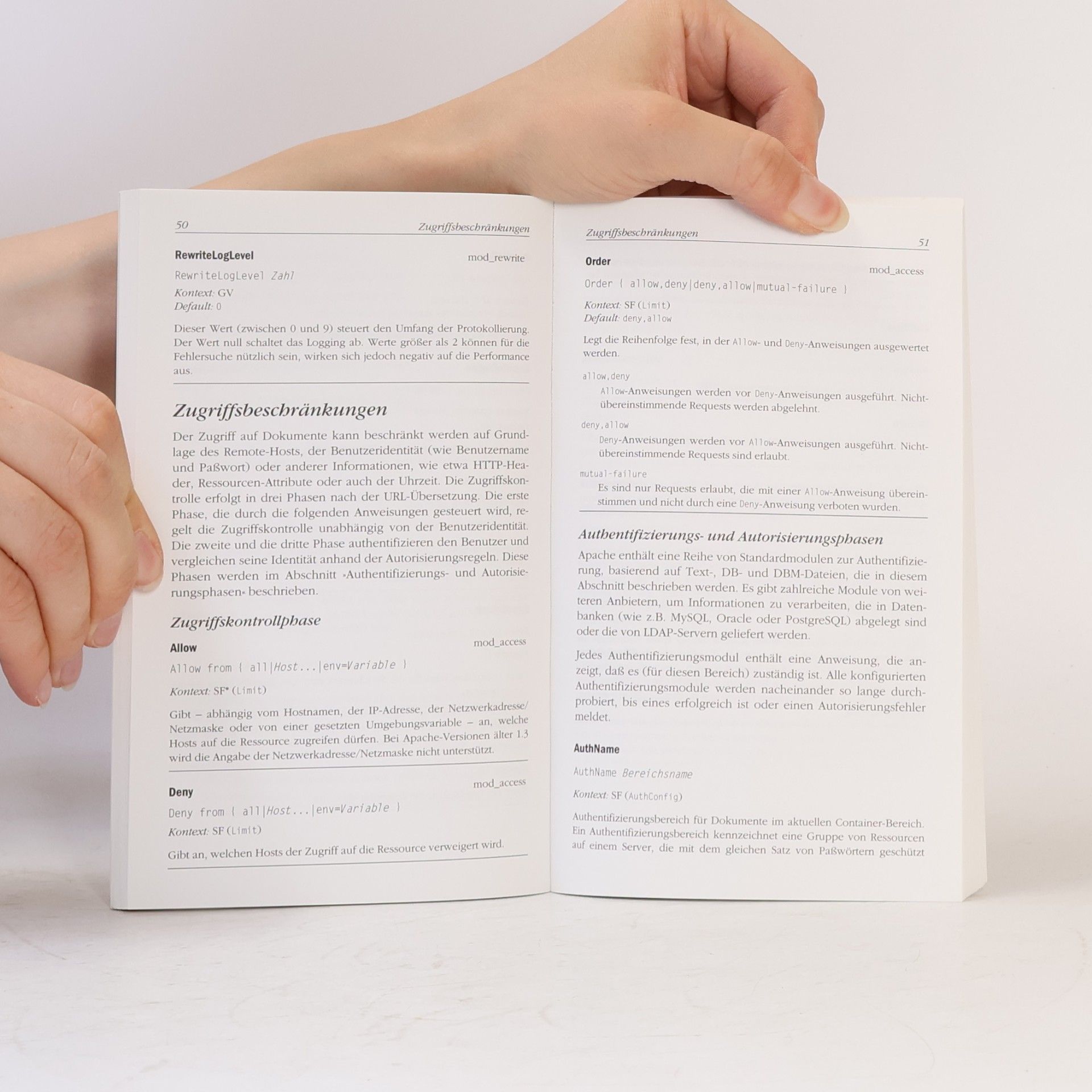 Andrew Ford O'Reillys Taschenbibliothek: Apache kurz & gut - deutsche Ausgabe