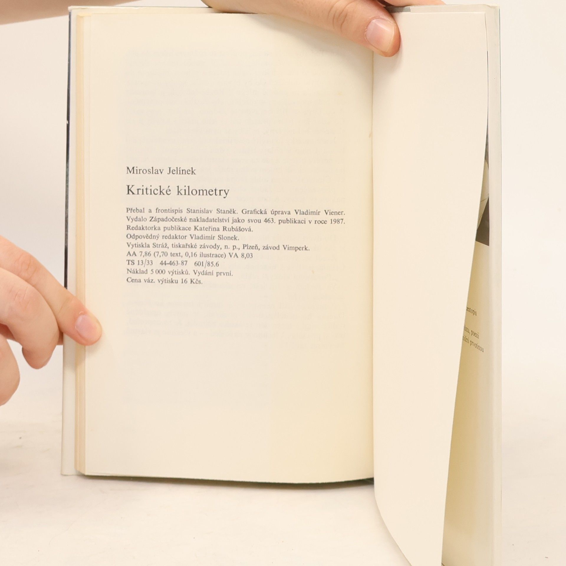 Miroslav Jelínek Kritické kilometry