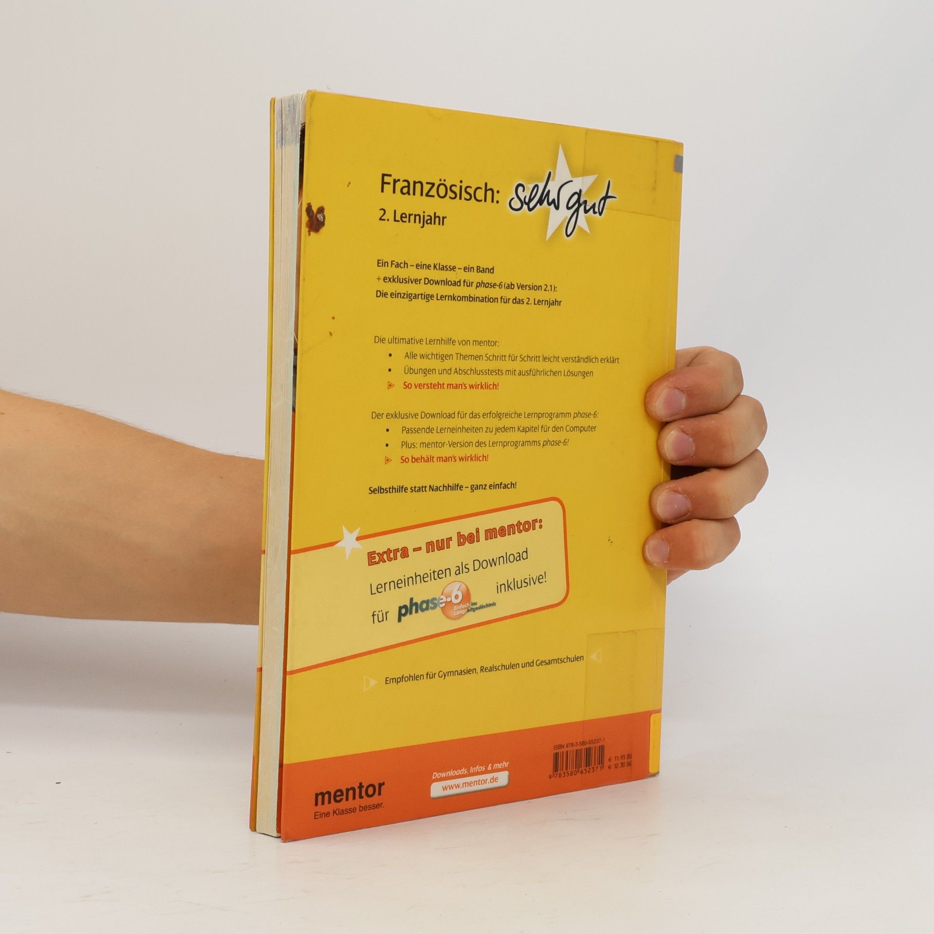 Claudia Schwarz Französisch: sehr gut, 2. Lernjahr - Buch mit Download für phase-6